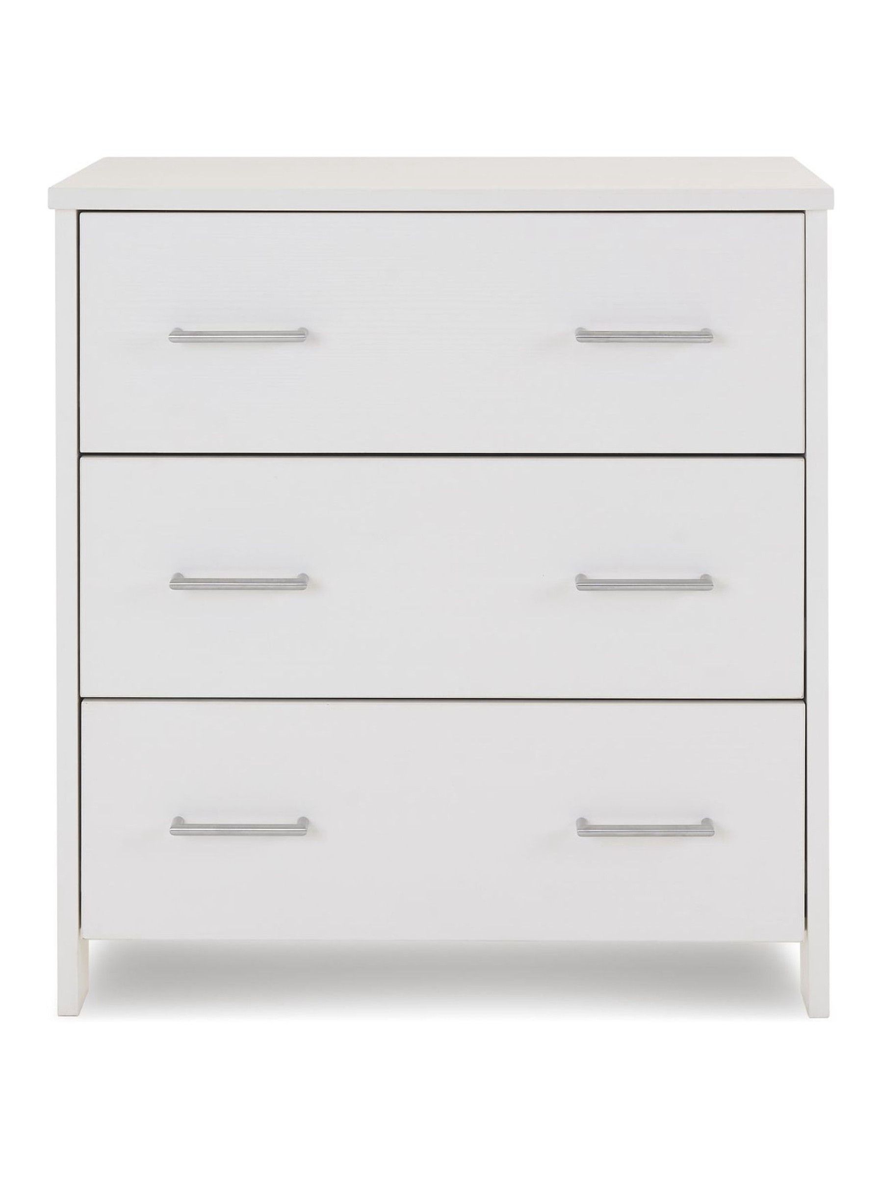 Obaby White Nika Nursery Furniture Set 2 Piece