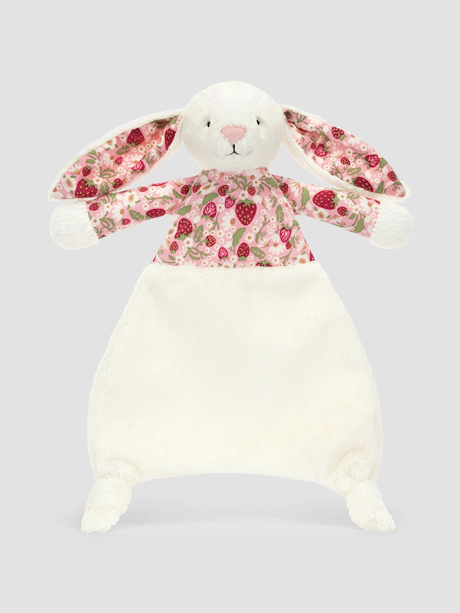 Jellycat Blossom Cream Bunny 'Berry' Comforter