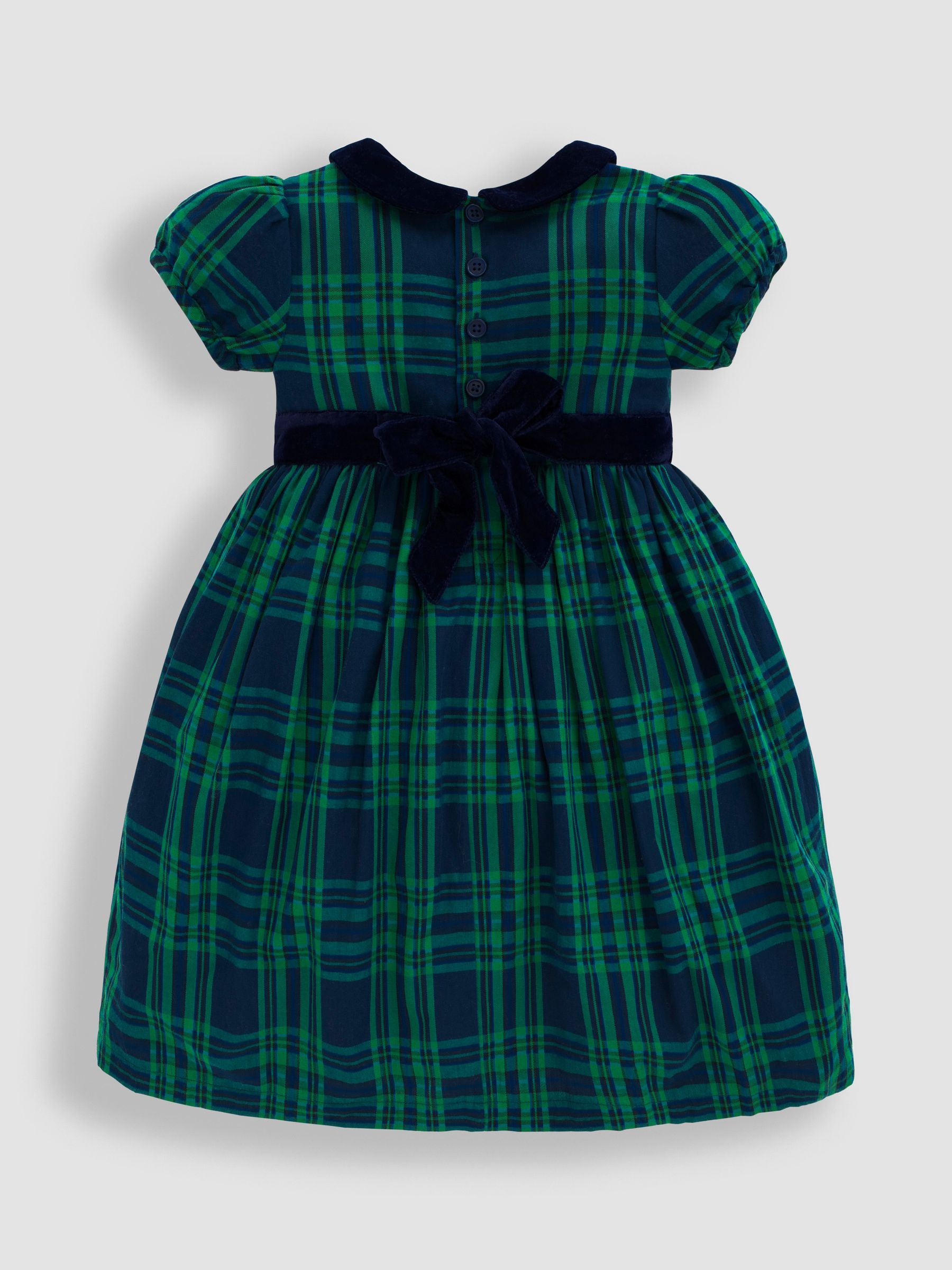 Green Tartan Party Dress