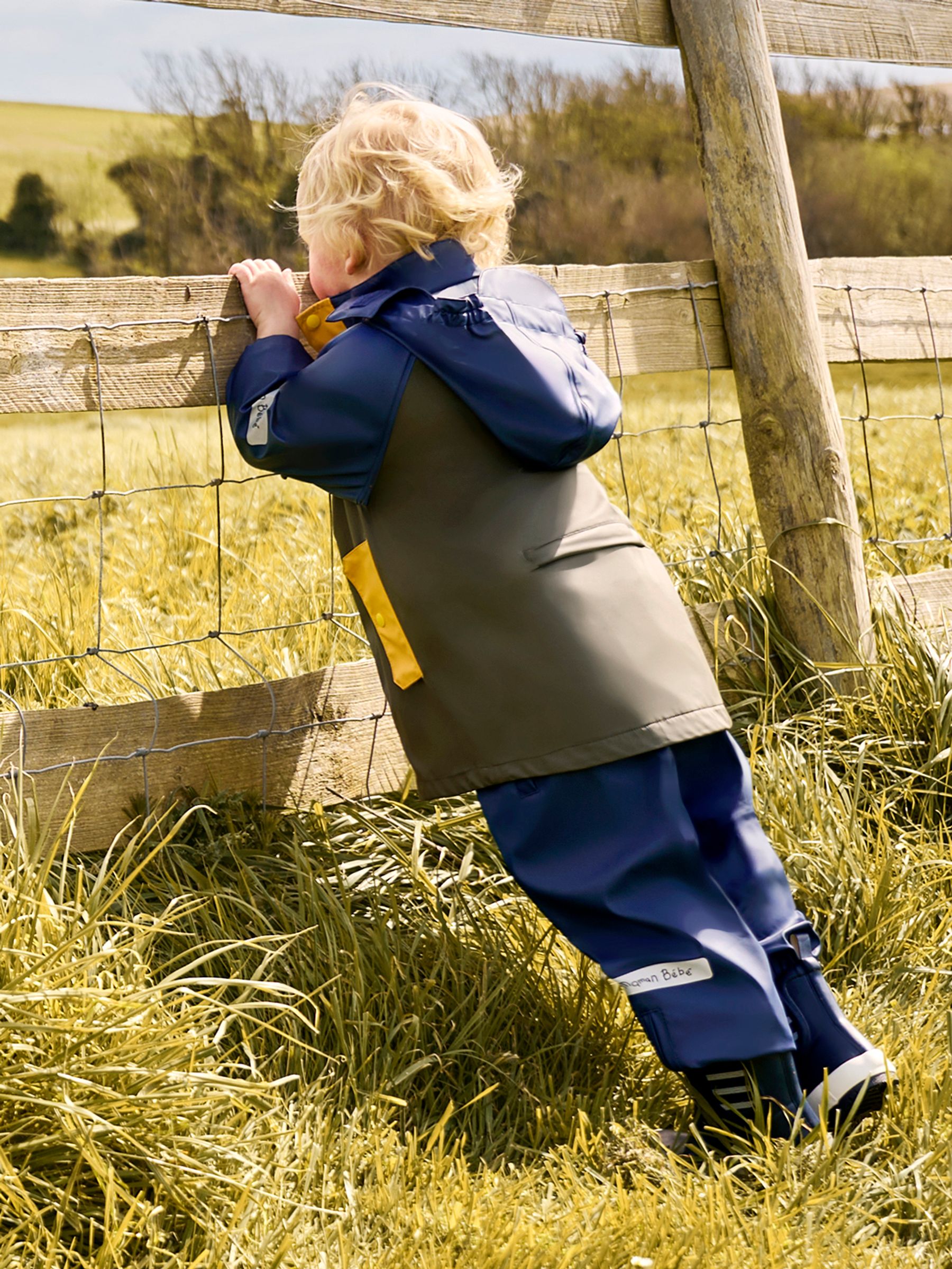 Navy Blue 2 Piece Waterproof Trouser And Jacket Set