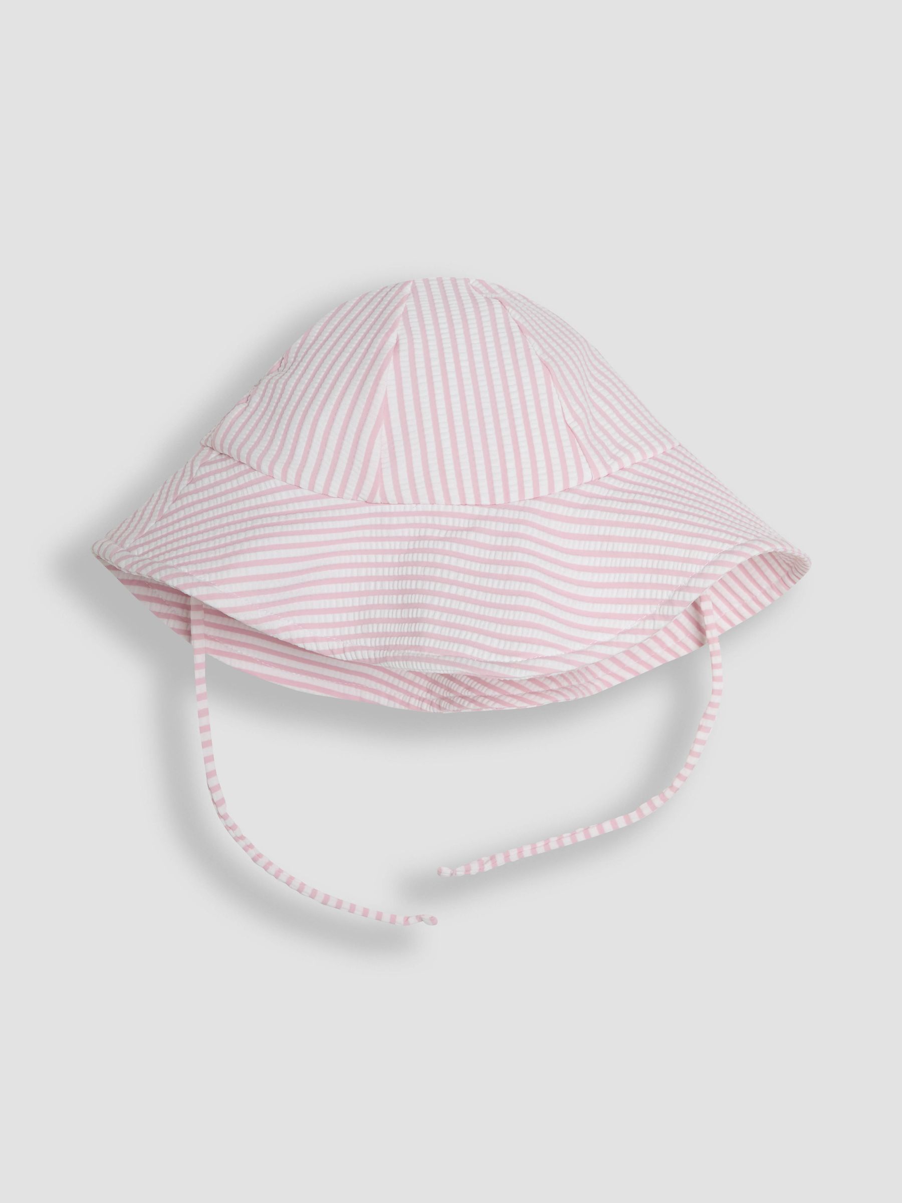 Pink Stripe Floppy Sun Hat