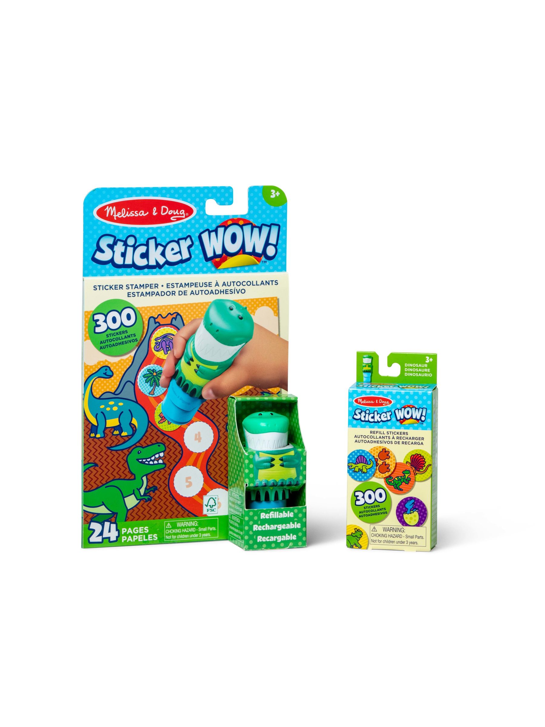 Melissa & Doug Sticker WOW! Dino Bundle