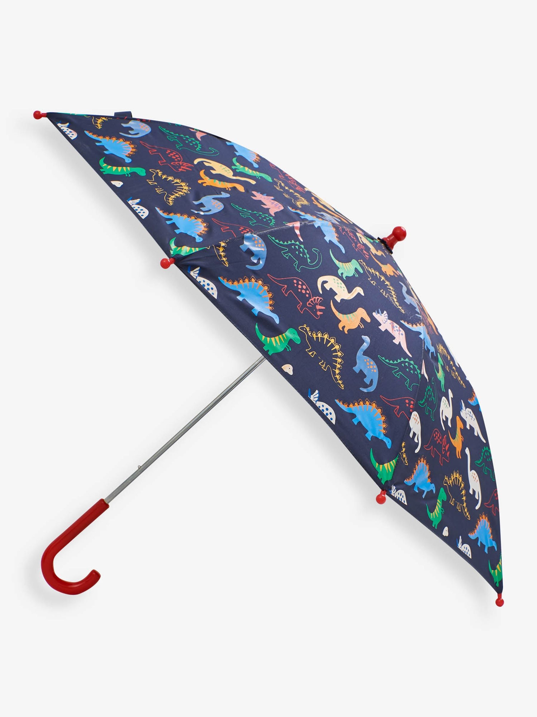 Navy Dinosaur Colour Change Umbrella