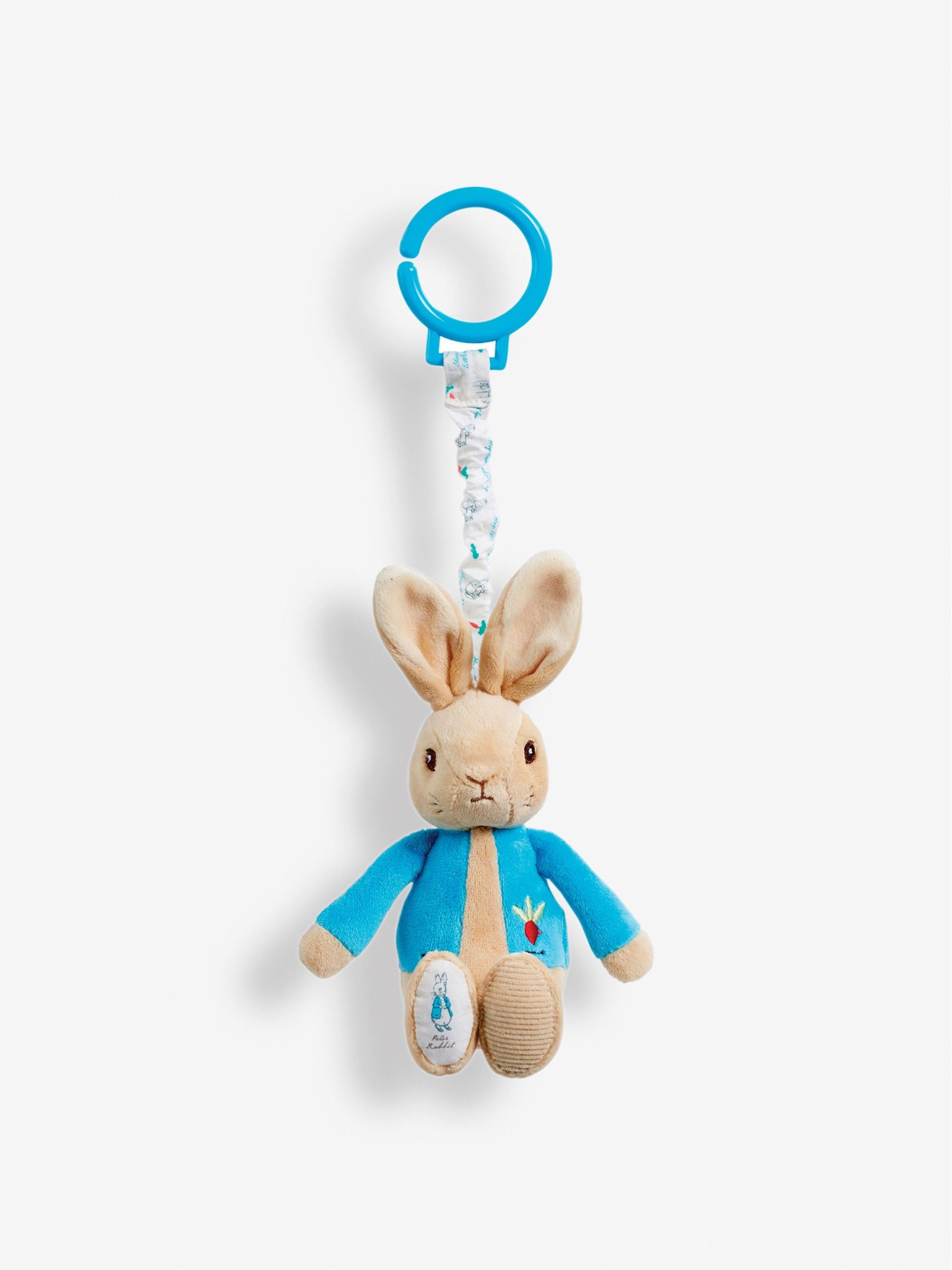 Pink Peter Rabbit Attachable Jiggle Toy