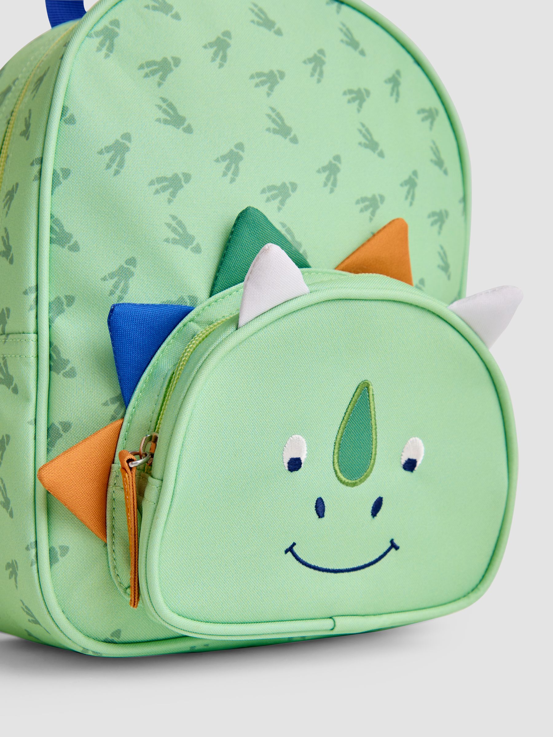 Green Dino Character Backpack