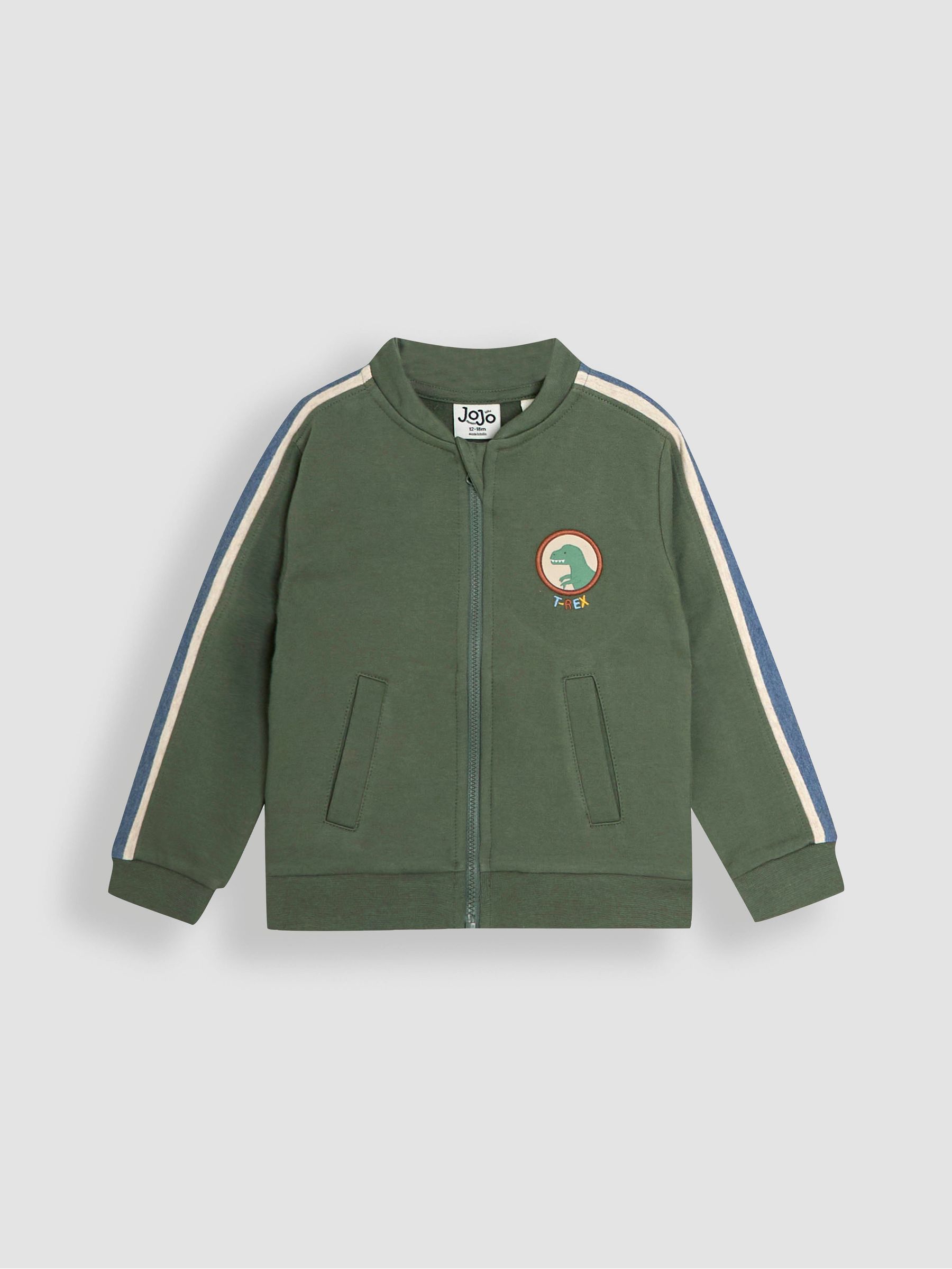 Navy Blue Tractor 2-Piece Zip-Up Tracksuit