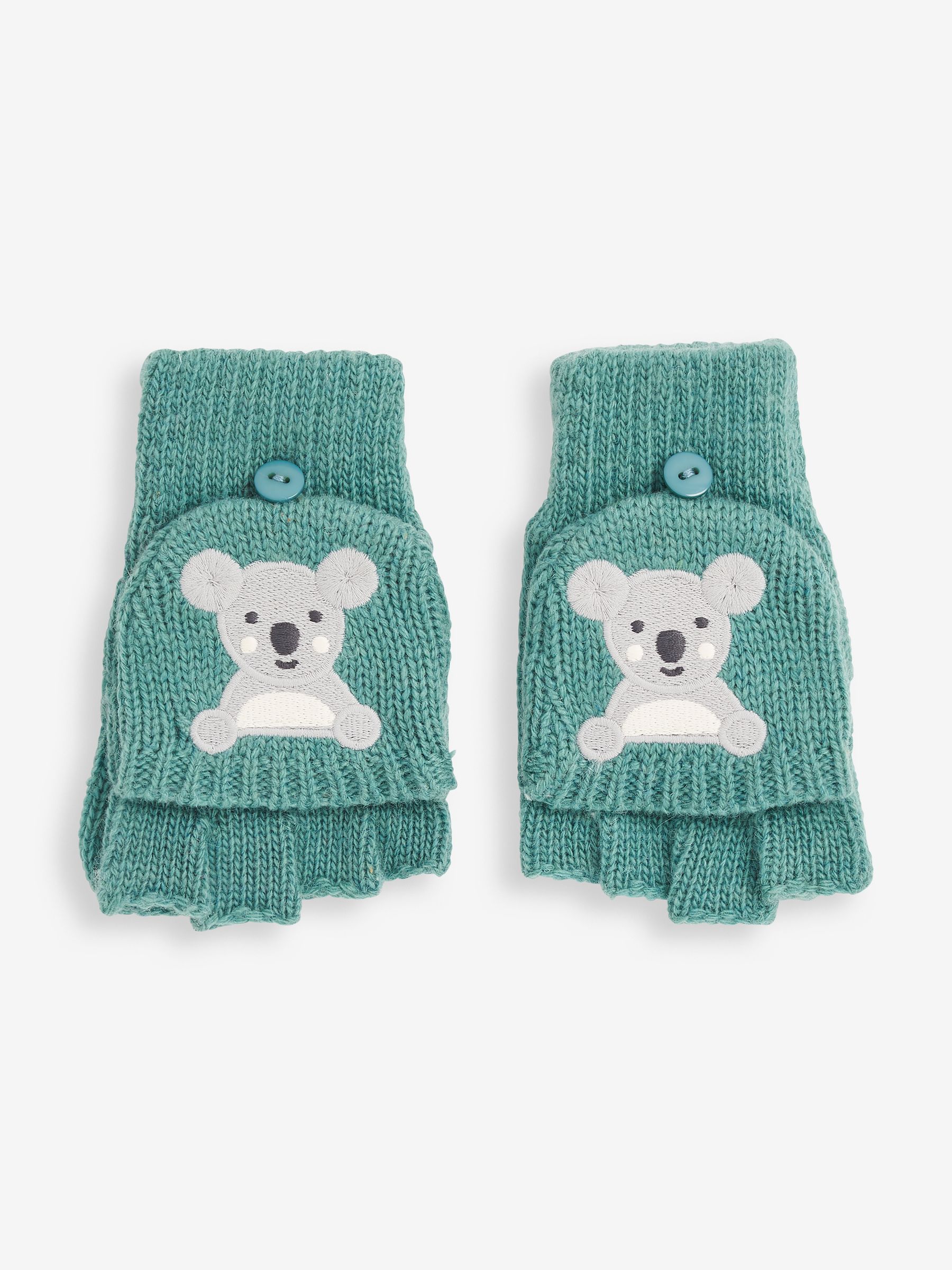 Teal Koala Gloves
