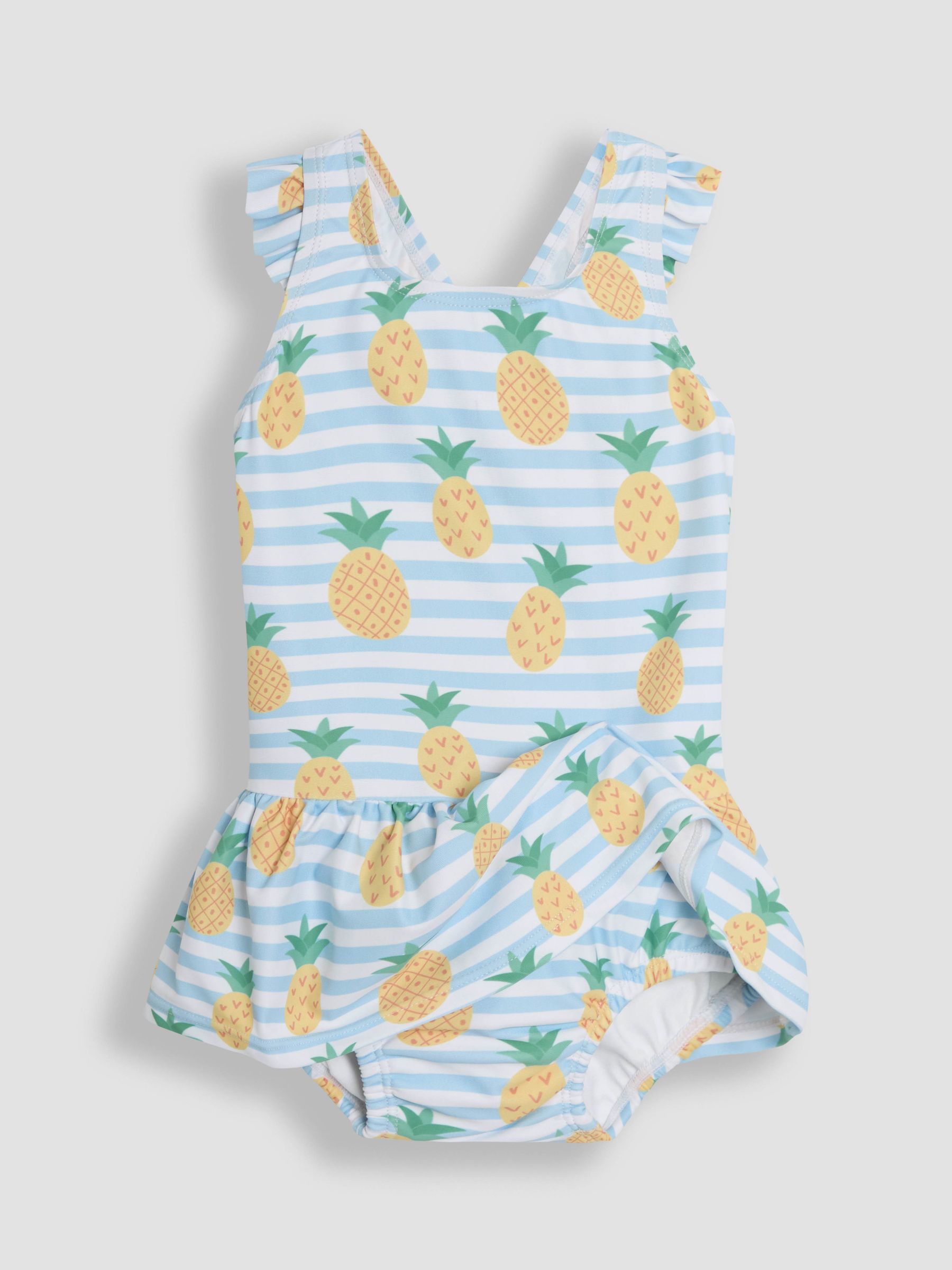 Stripe Swimsuit with Nappy