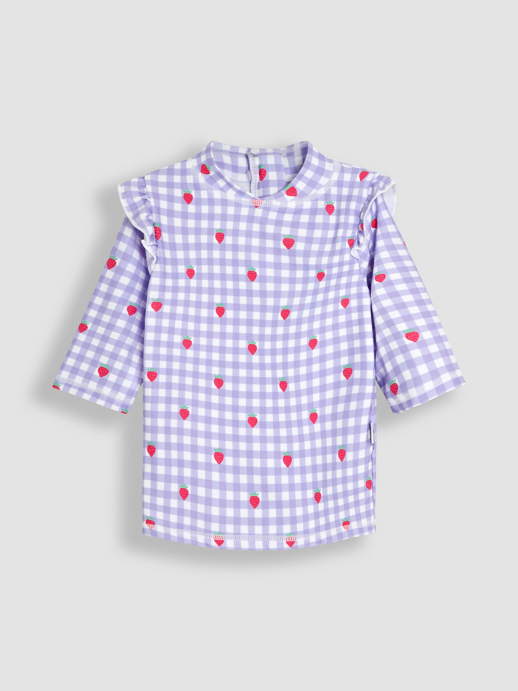 Gingham 2-Piece Sun Protection Suit