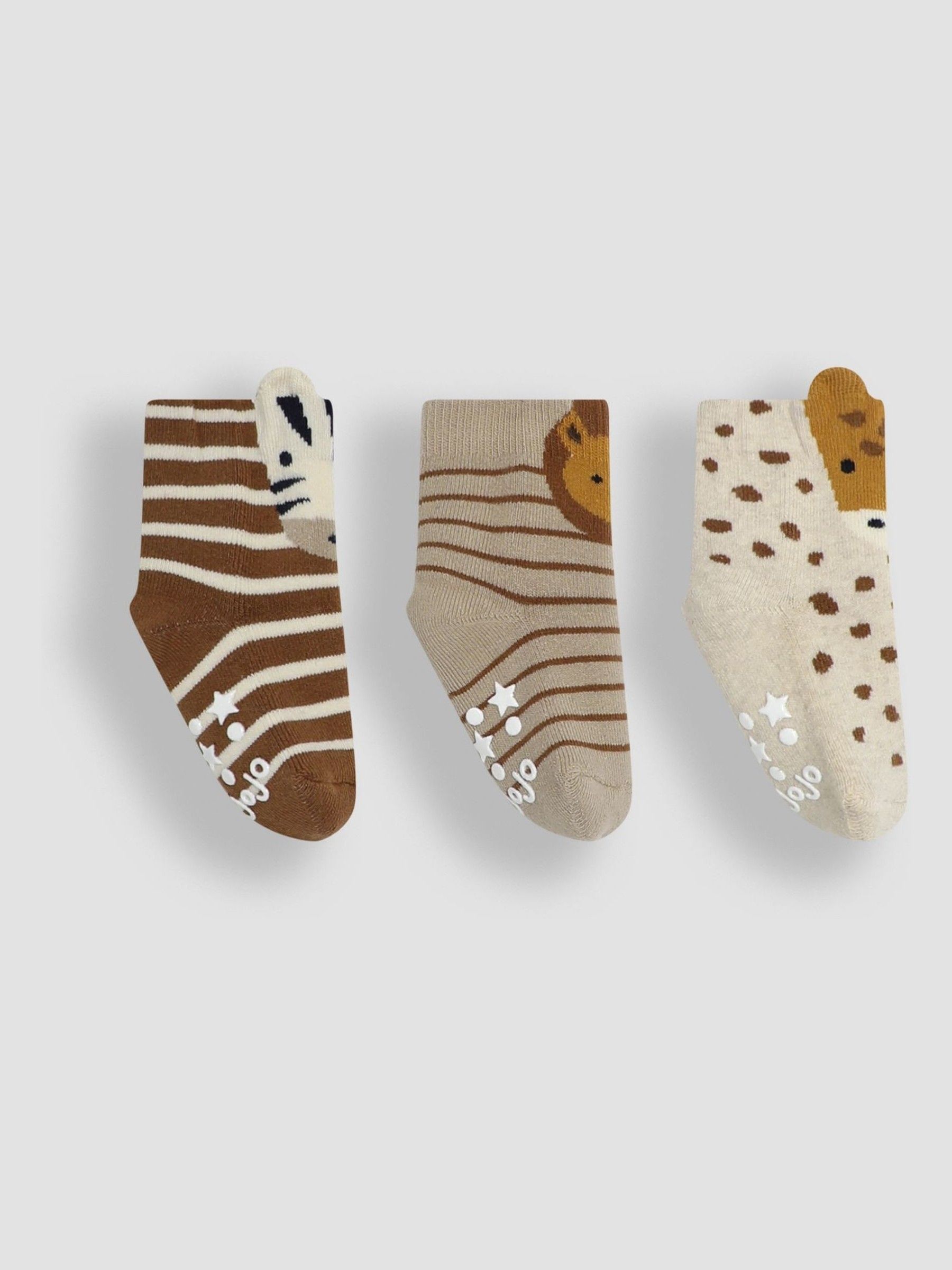 Neutral 3-Pack Extra Thick Safari Socks