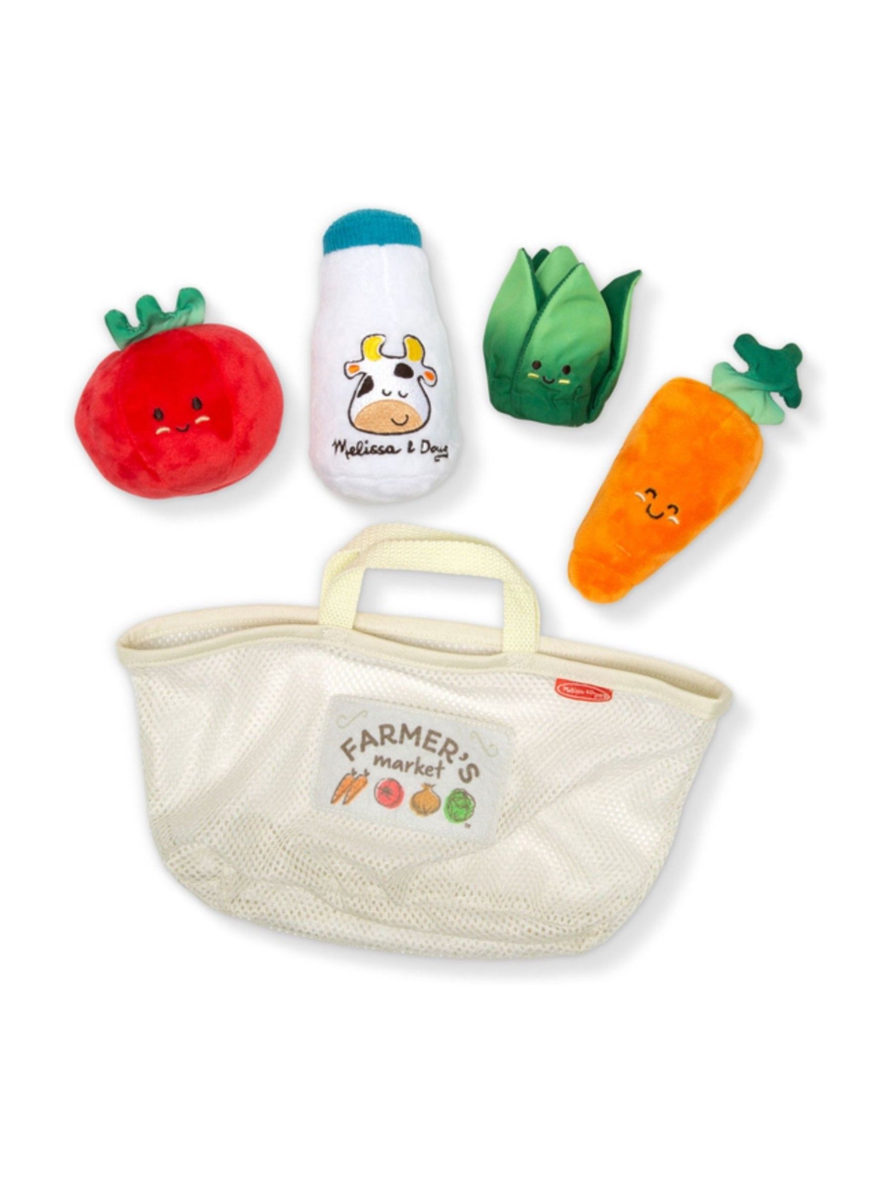 Melissa & Doug No Colour Market Basket Fill & Spill