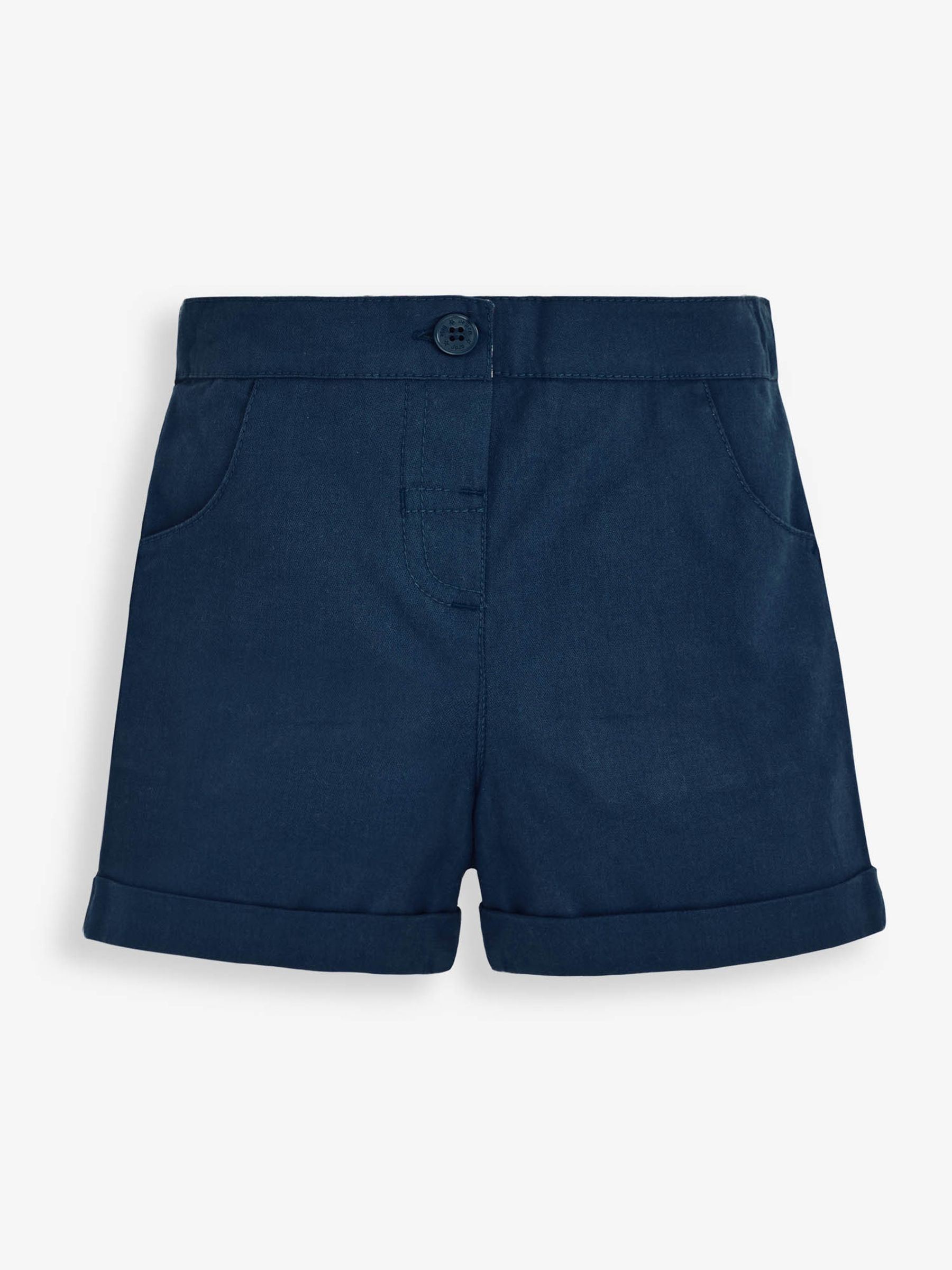 Navy Twill Shorts