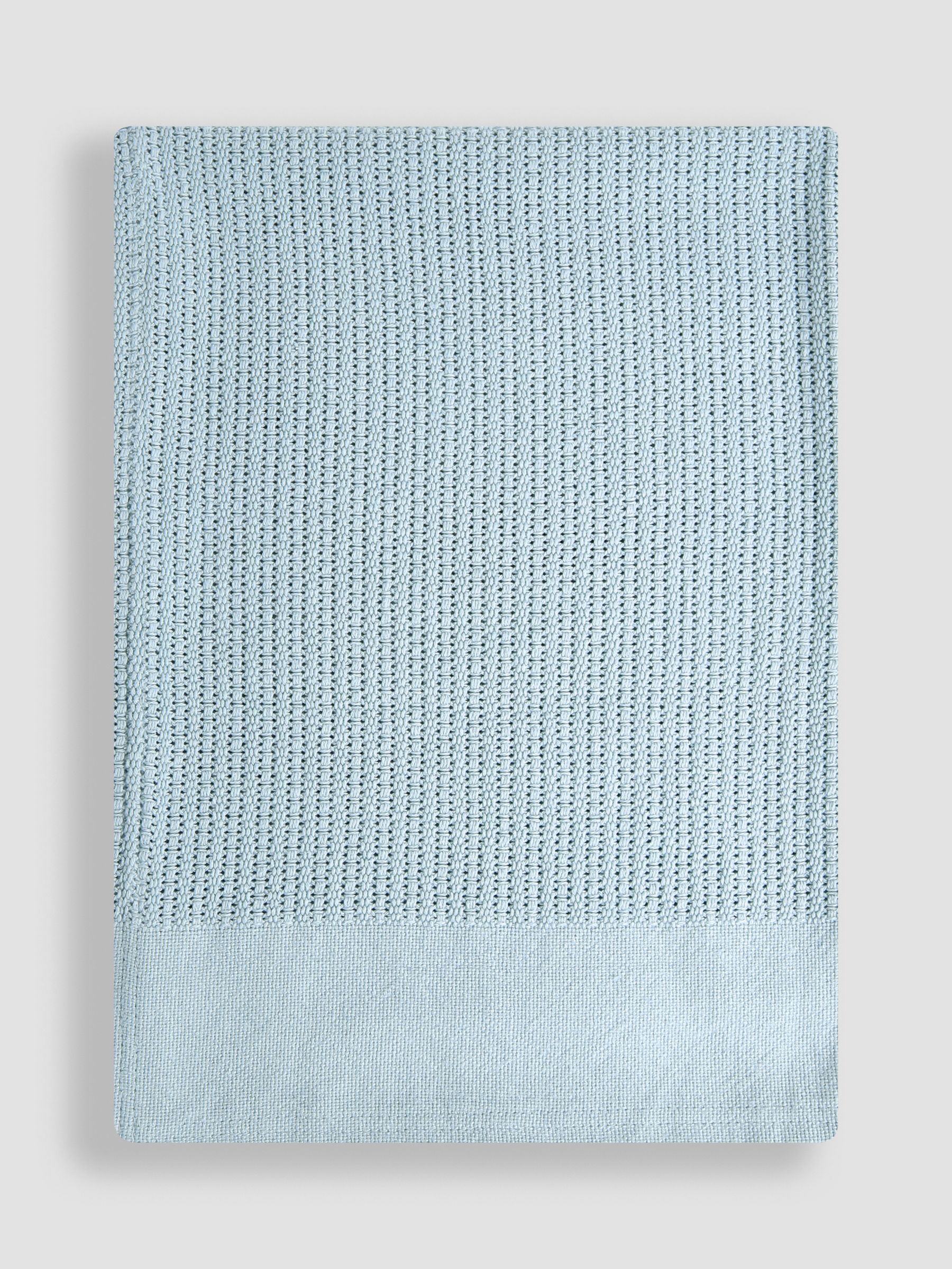 Pink Woven Cellular Blanket