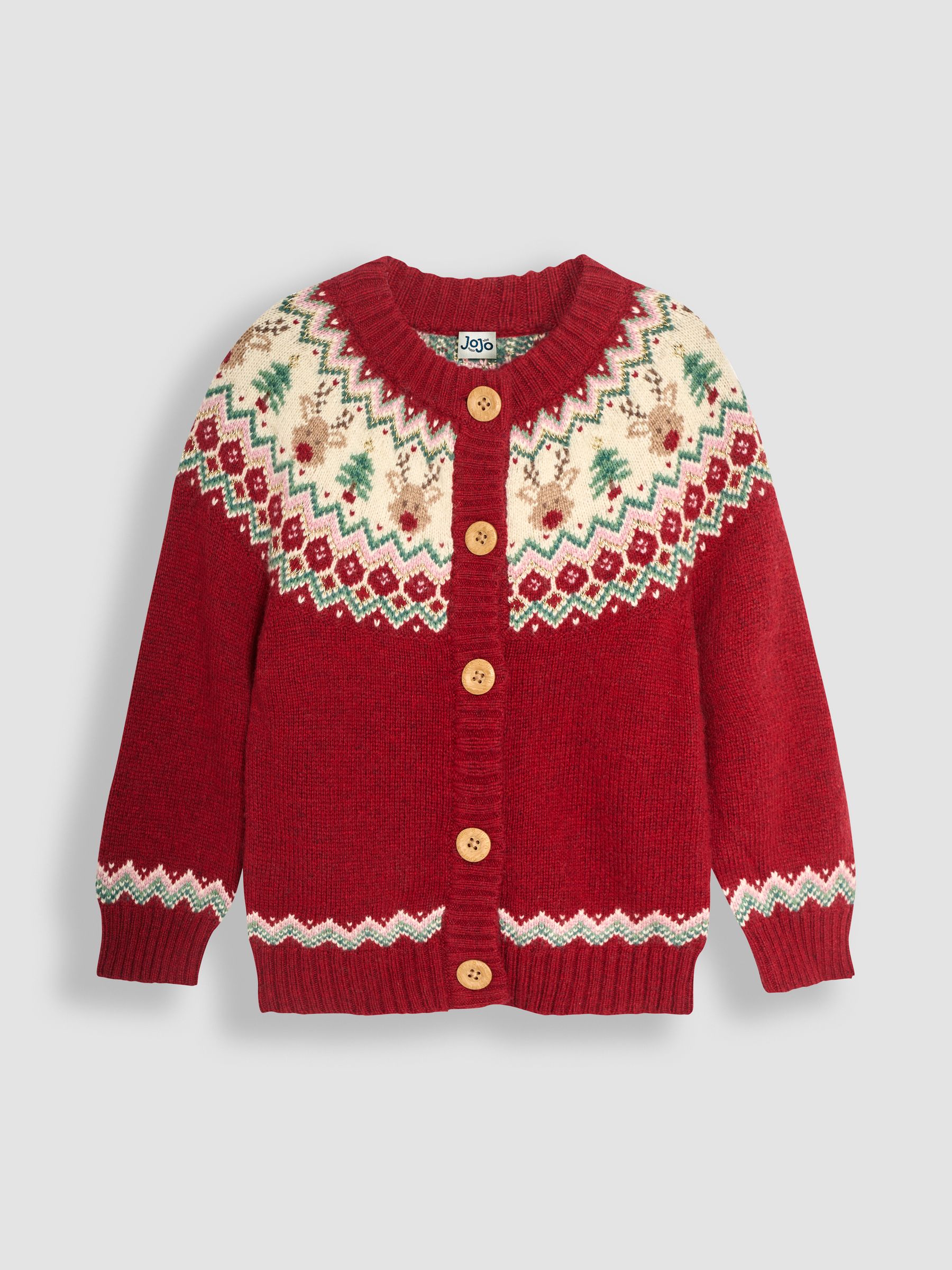 Red Reindeer Christmas Reindeer Cardigan