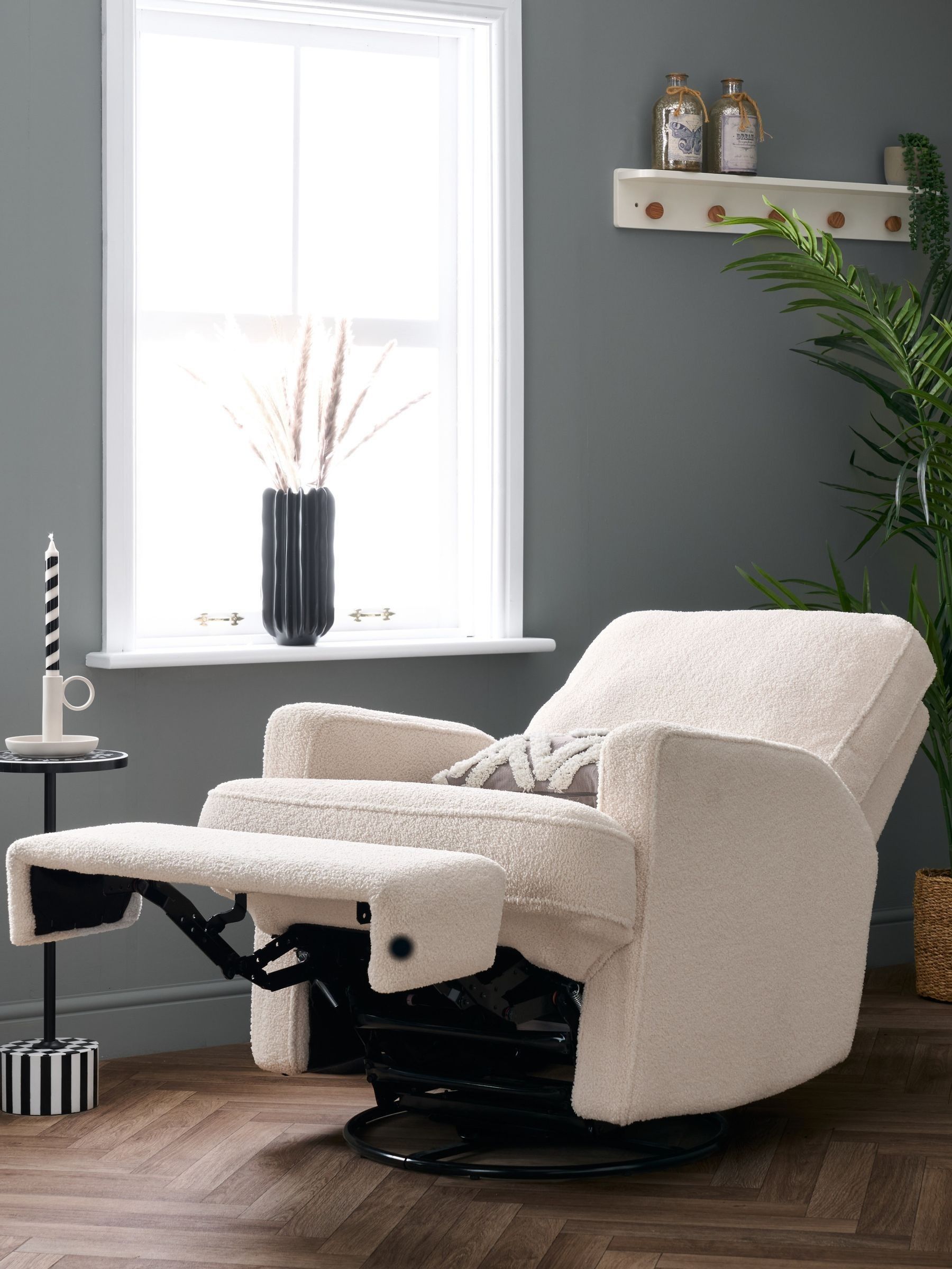 Obaby Ivory Madison Electric Recliner Nursing Chair