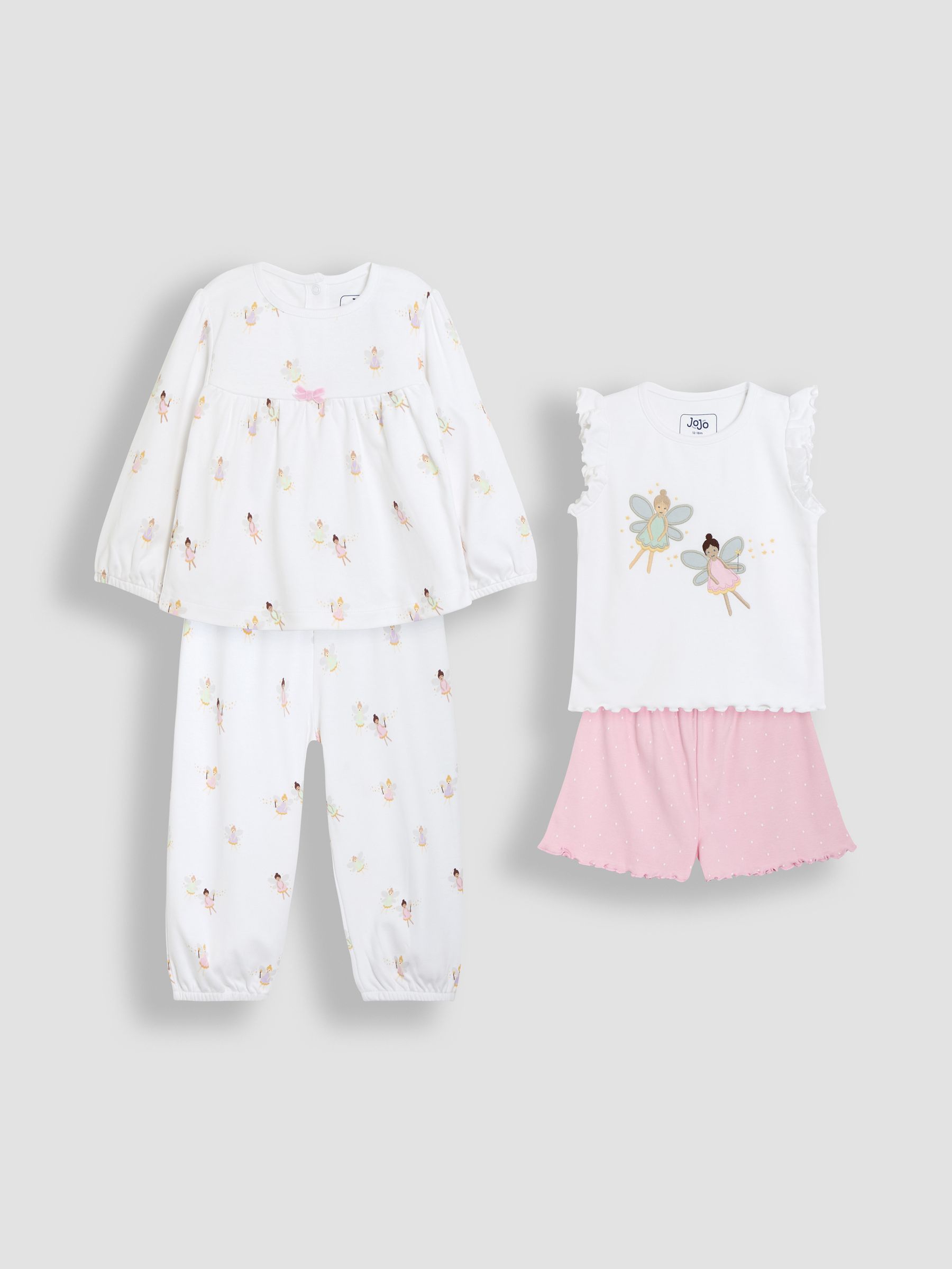 White 2-Pack Fairy Jersey Pyjamas