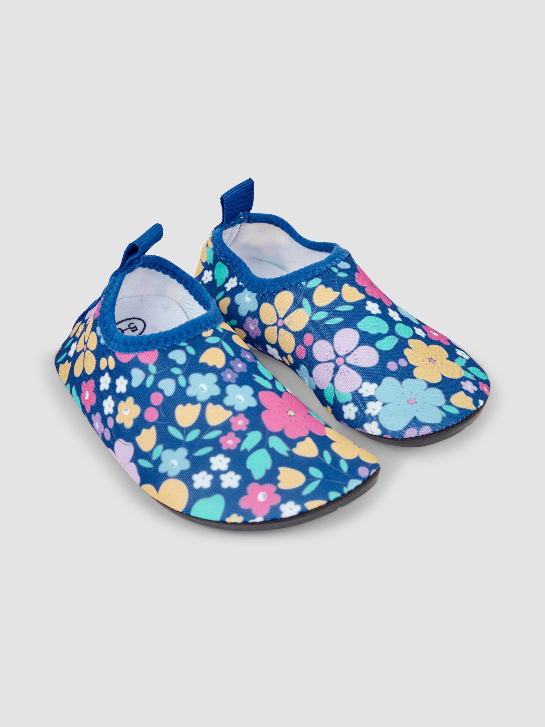 Pink Stripe Anti-Slip Swim Shoes