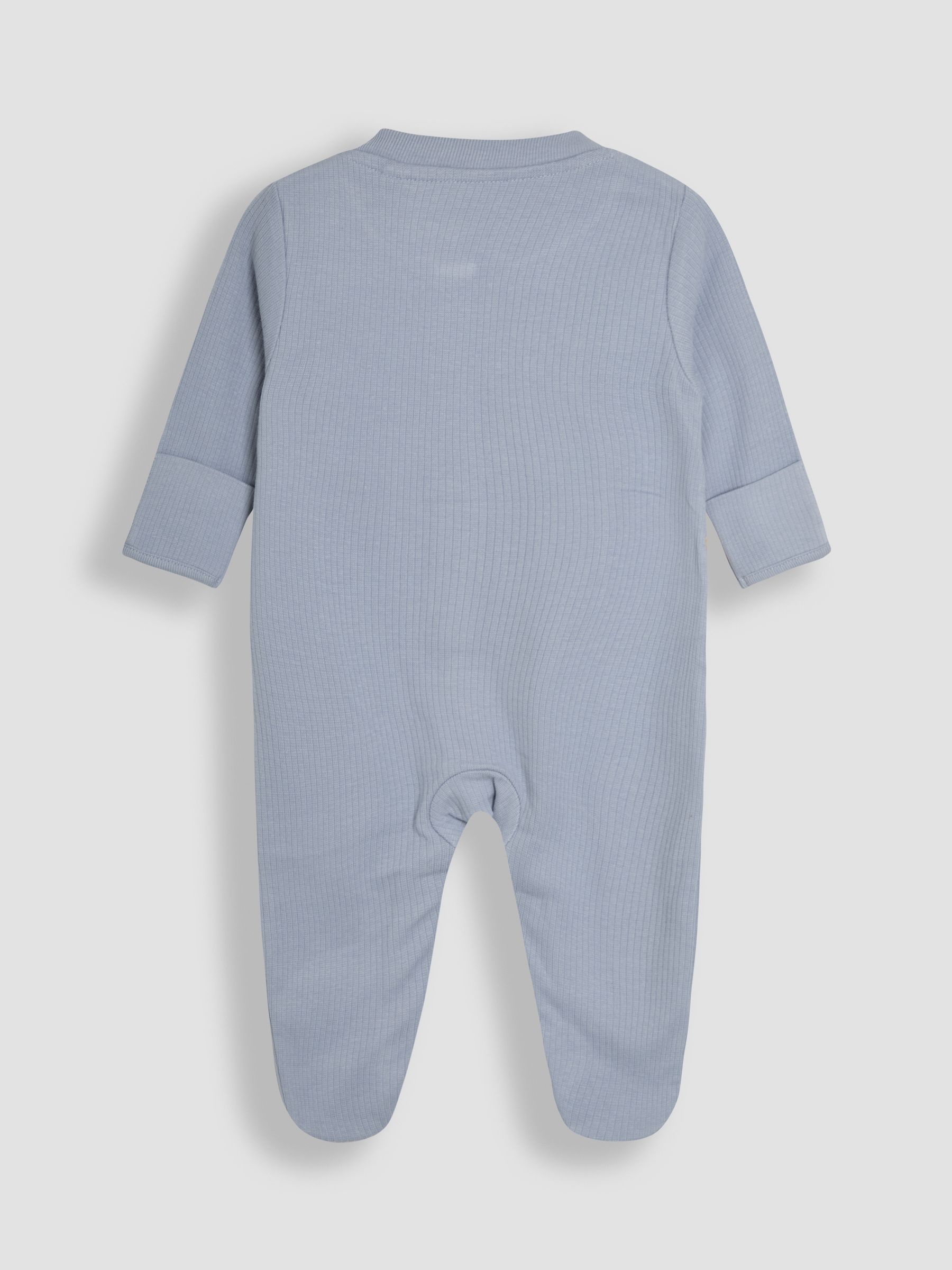 Blue Footed Appliqué Popper Sleepsuit
