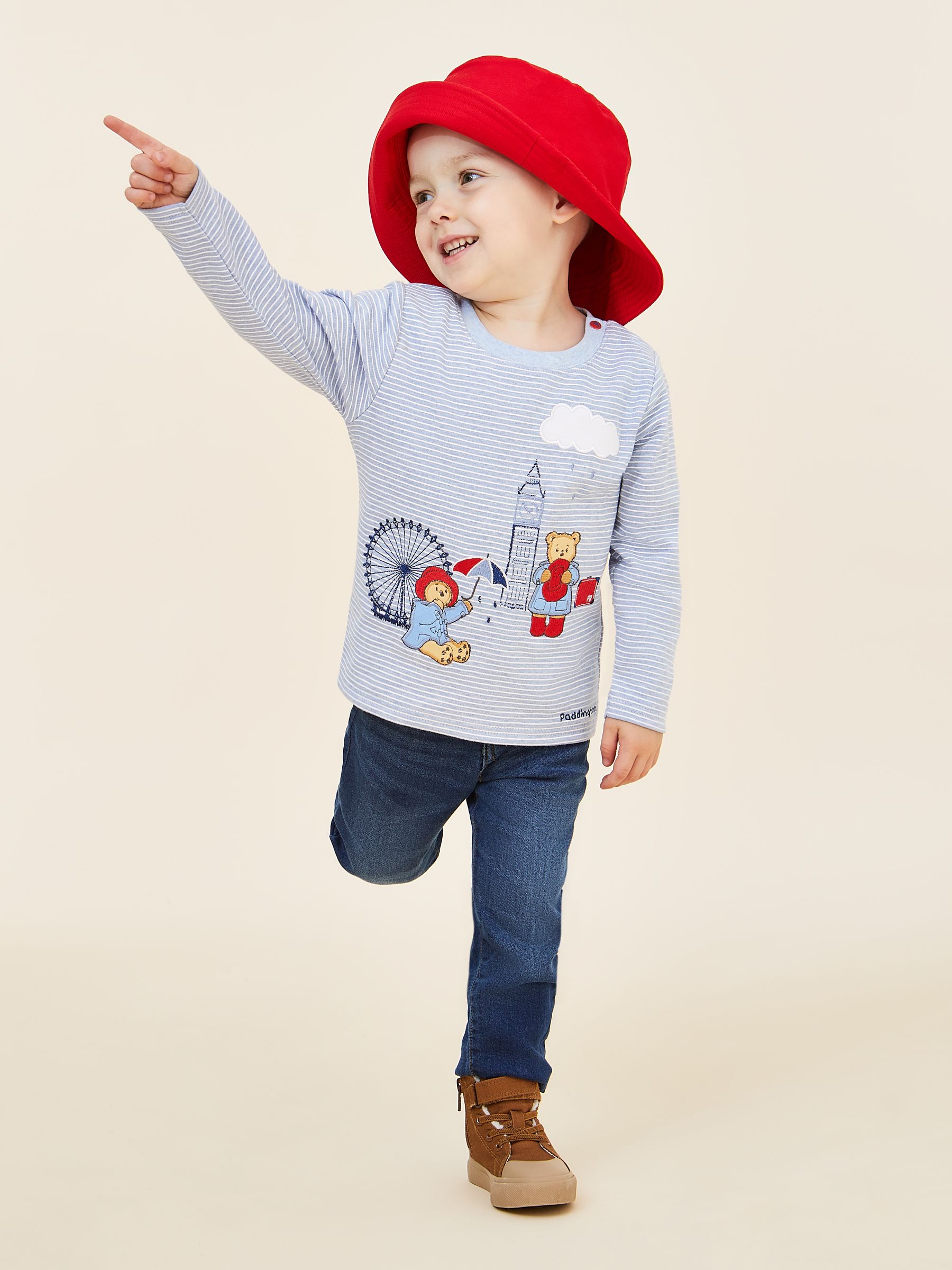 Blue Paddington Appliqué T-Shirt