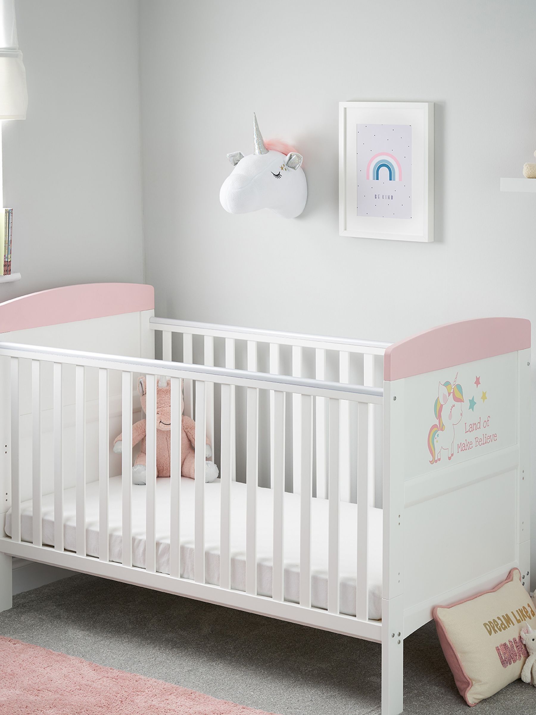Obaby White Grace Inspire Cot Bed