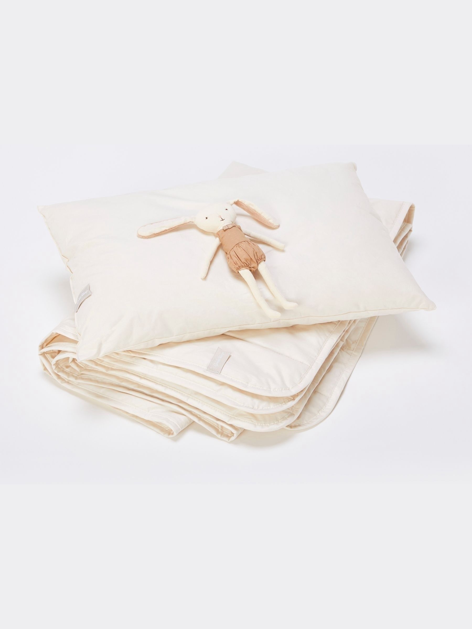 The Little Green Sheep Natural 4 Tog Cot Bed Wool Duvet