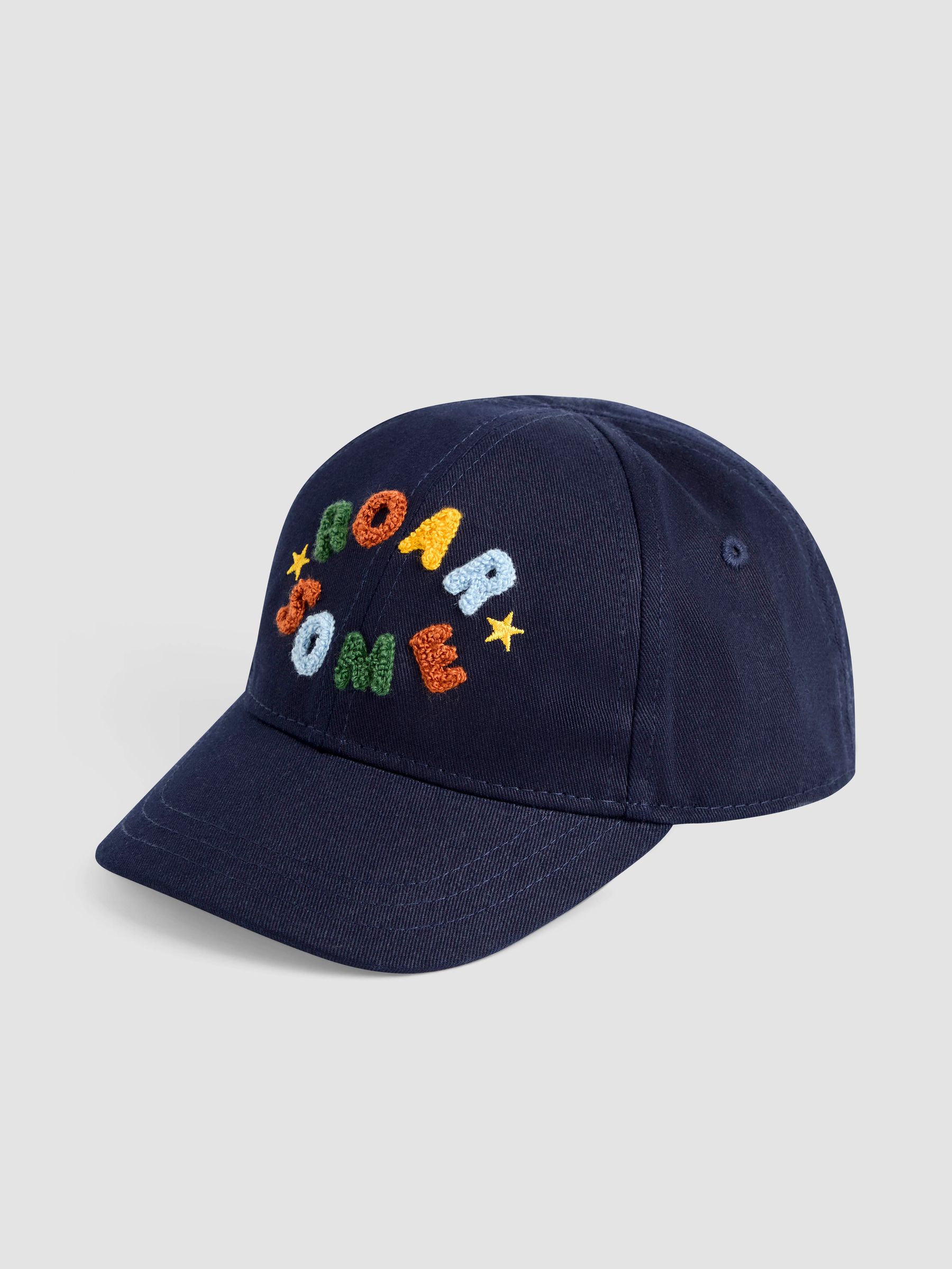 Navy Appliqué Cap