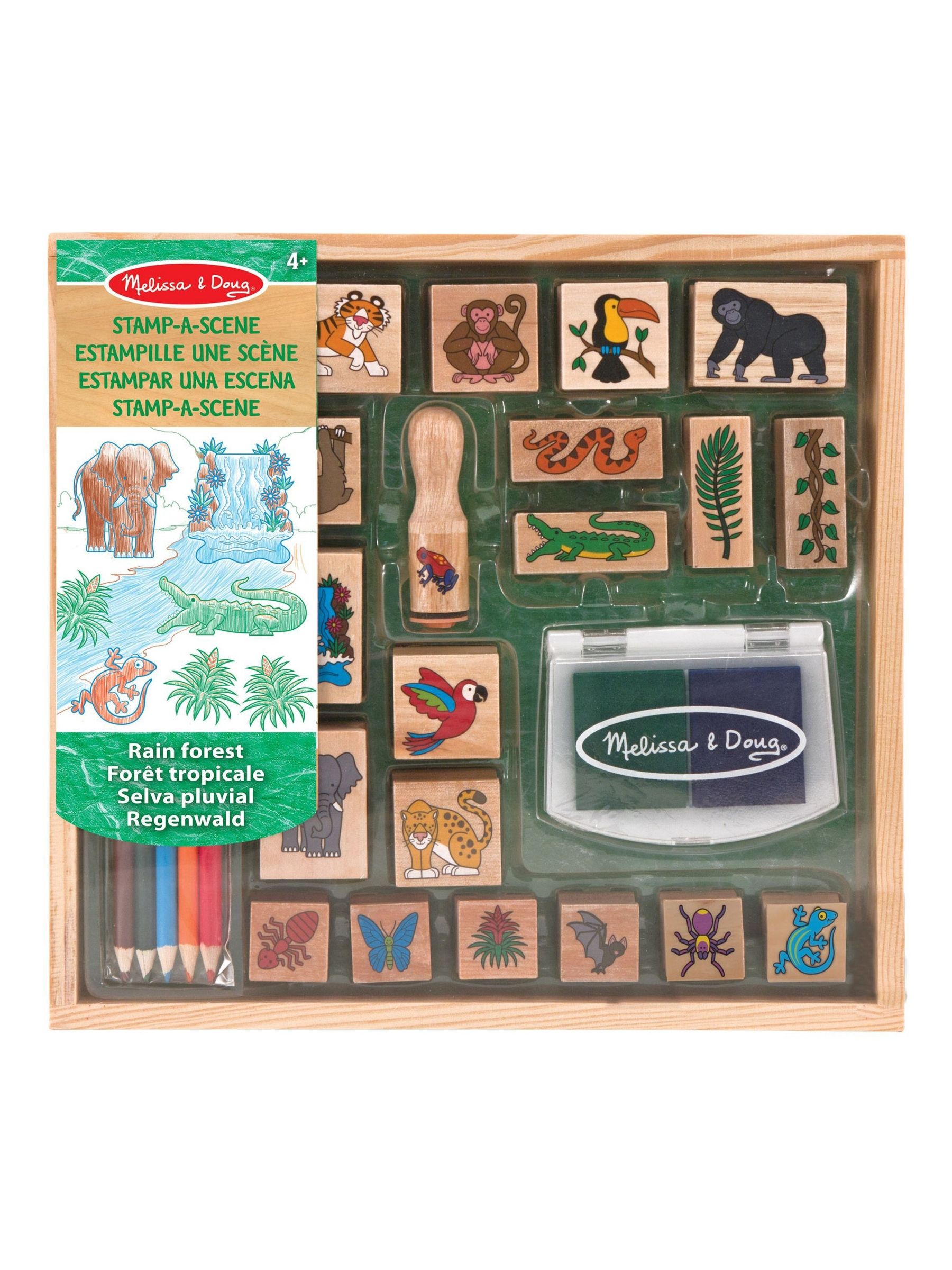 Melissa & Doug Multi Stamp-a-Scene Rain Forest