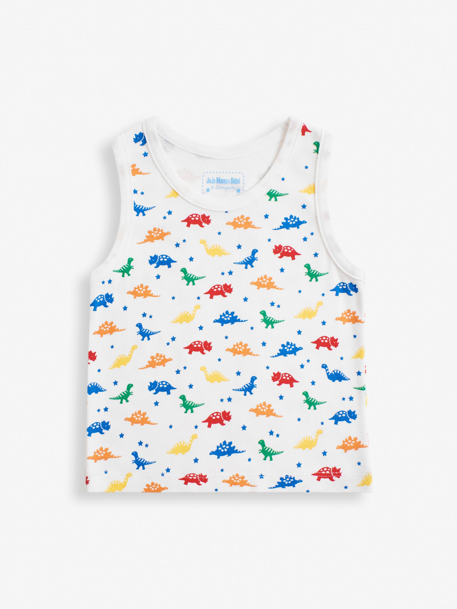 3-Pack Boys' Vest Set in Dinosaur