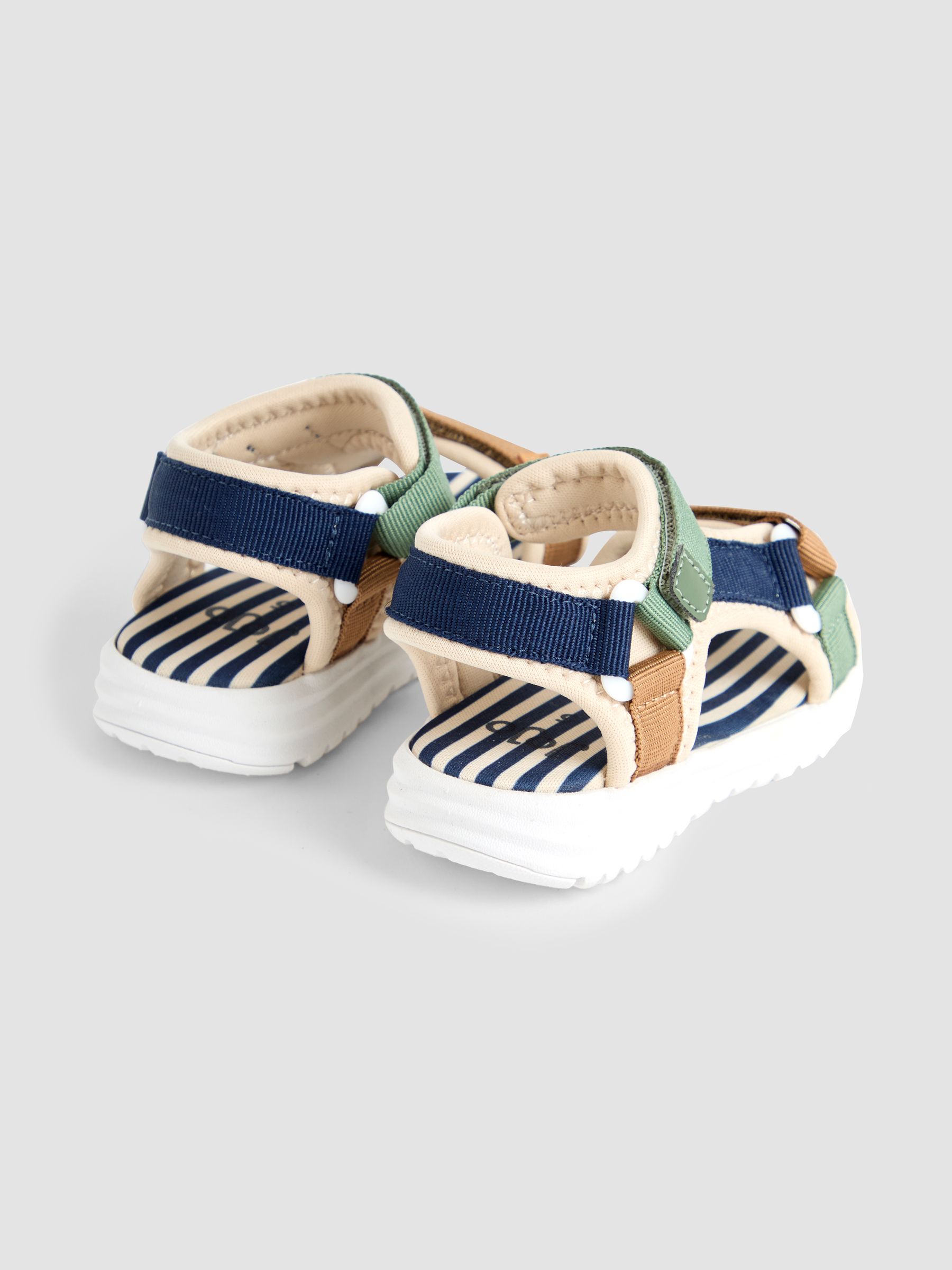 Stone Adjustable Strap Sandals
