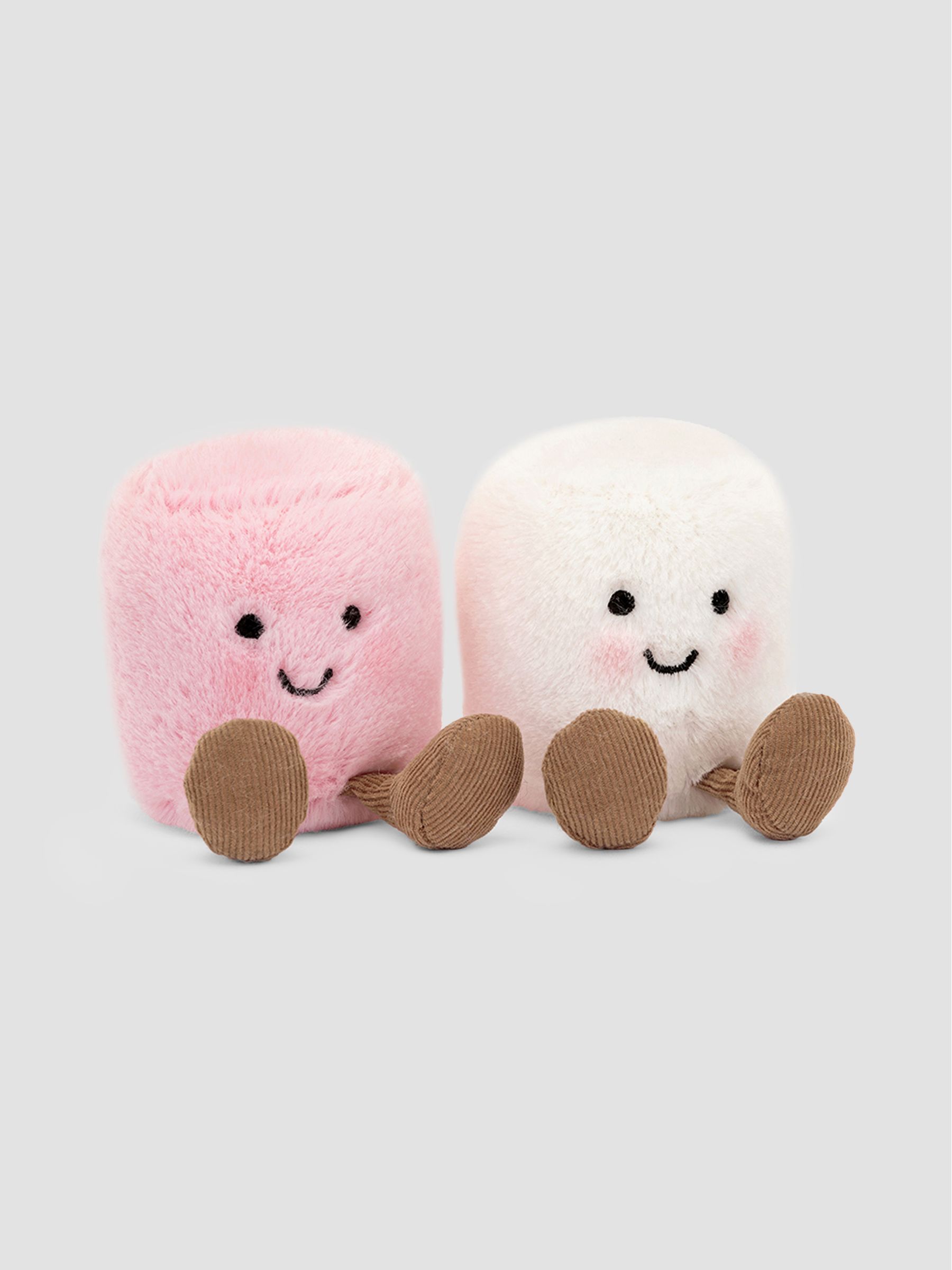 Jellycat Amuseables Pink and White Marshmallows