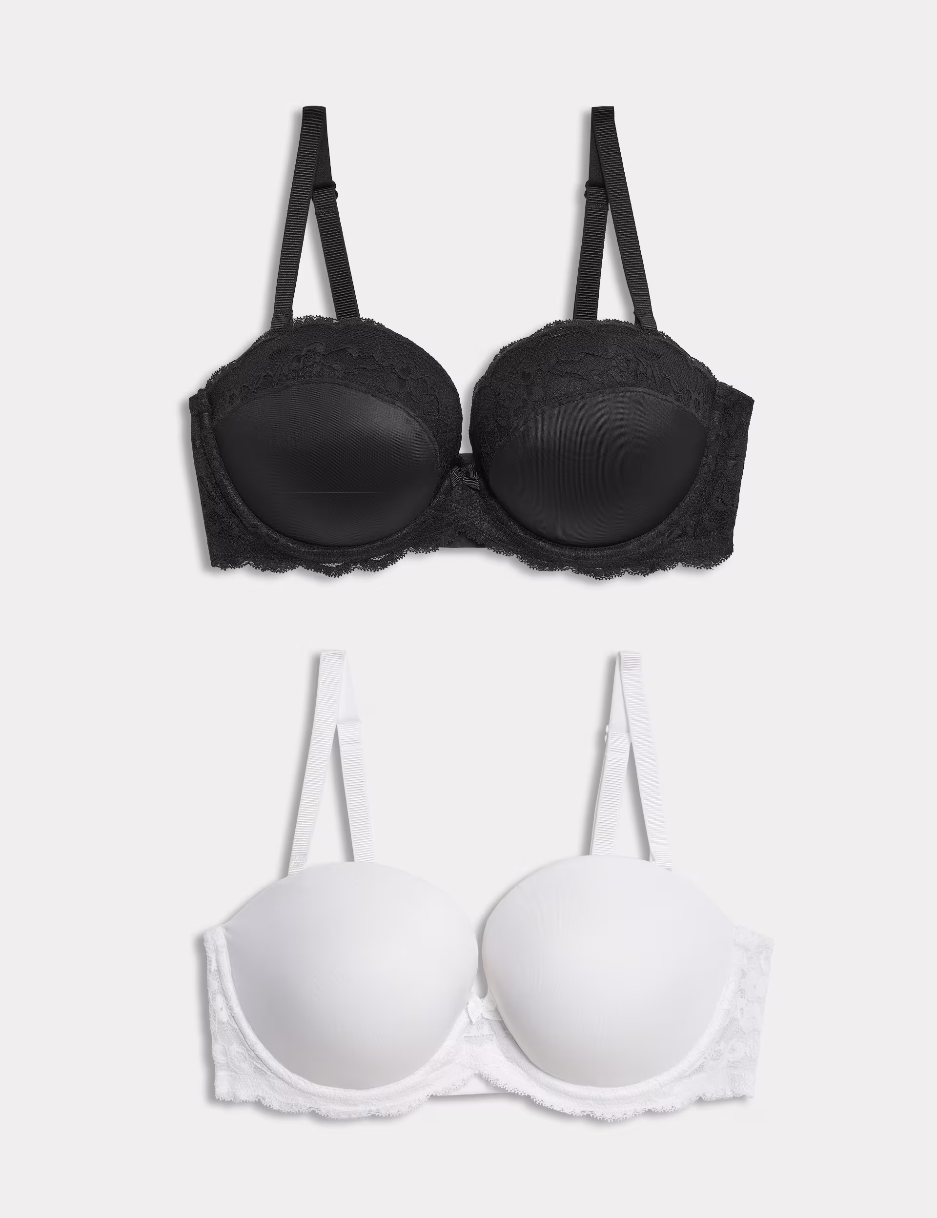 M&S Collection 2pk Wired Multiway Push Up Bras A-E