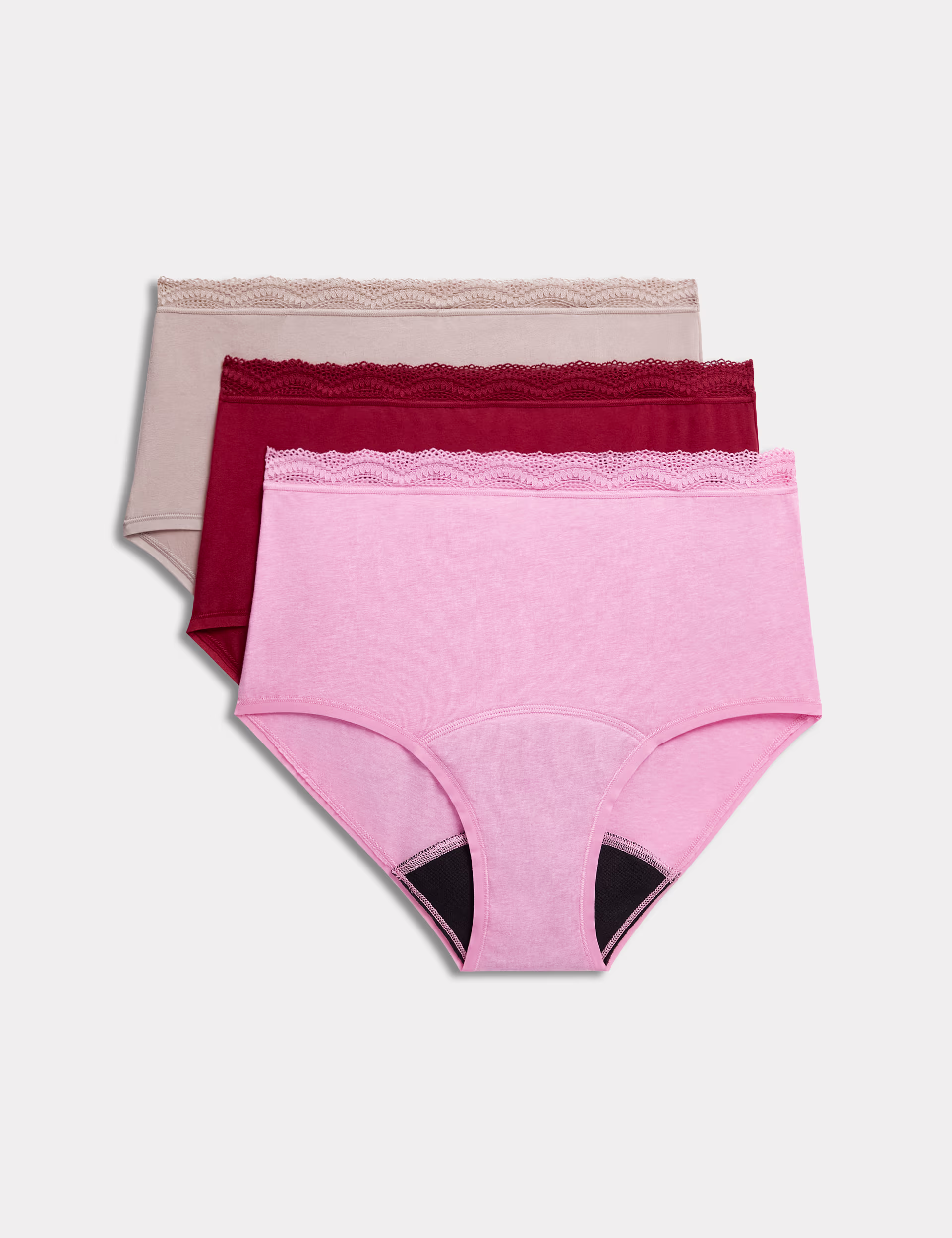 M&S Collection 3pk Heavy Absorbency Period Full Briefs