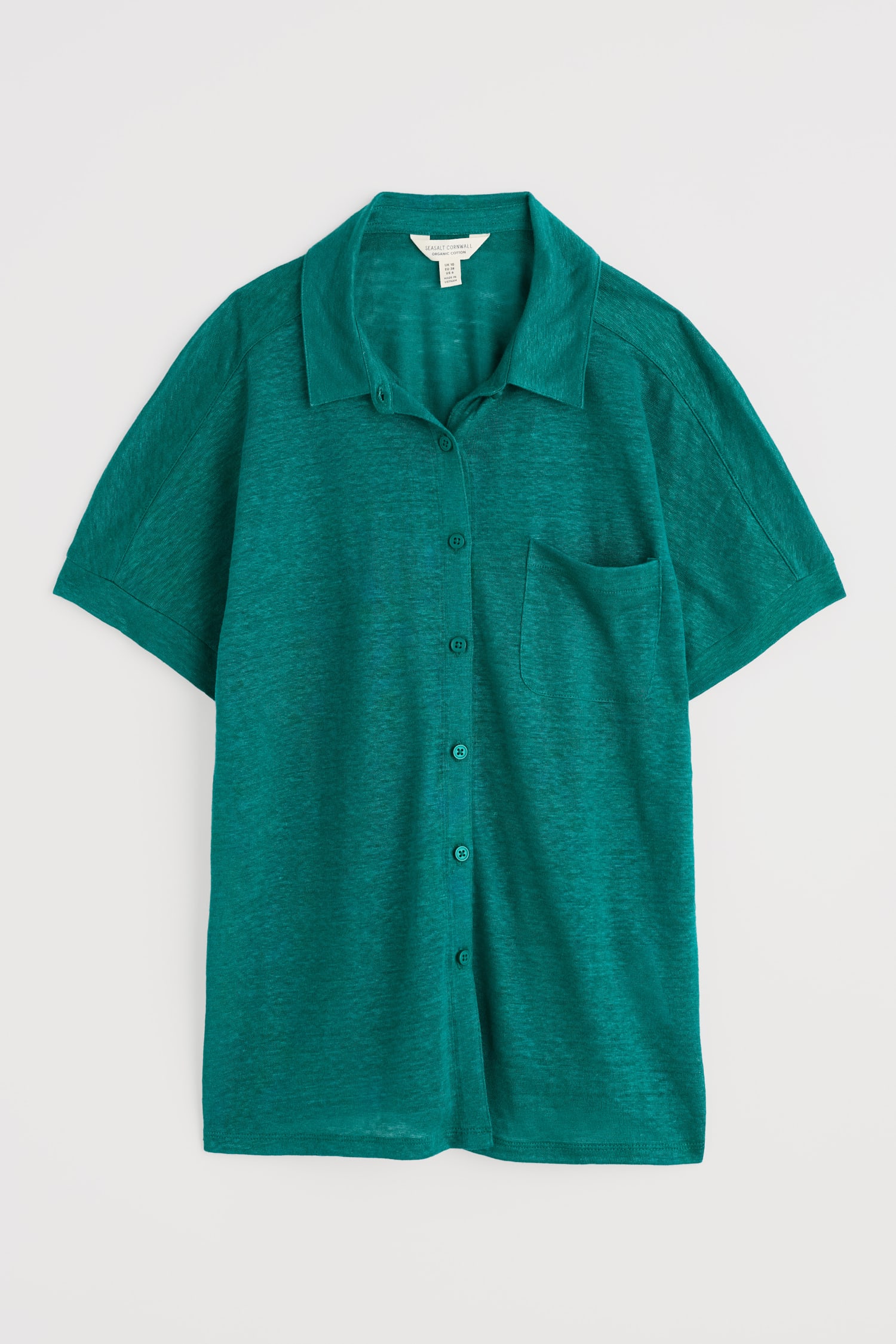 Parsley Fern Linen Jersey Shirt