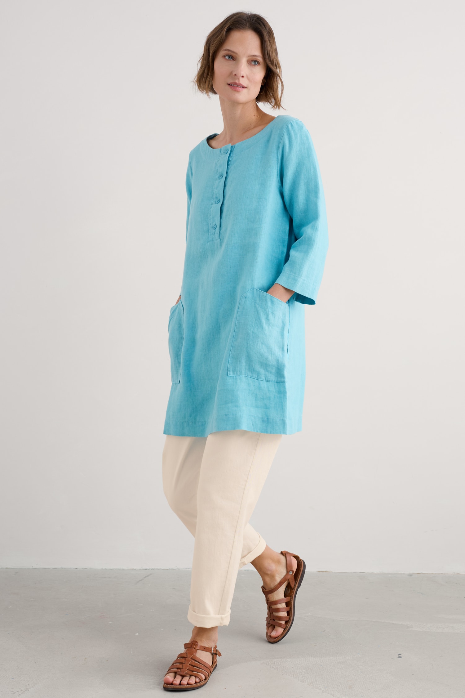 Harbour Wall Linen Tunic