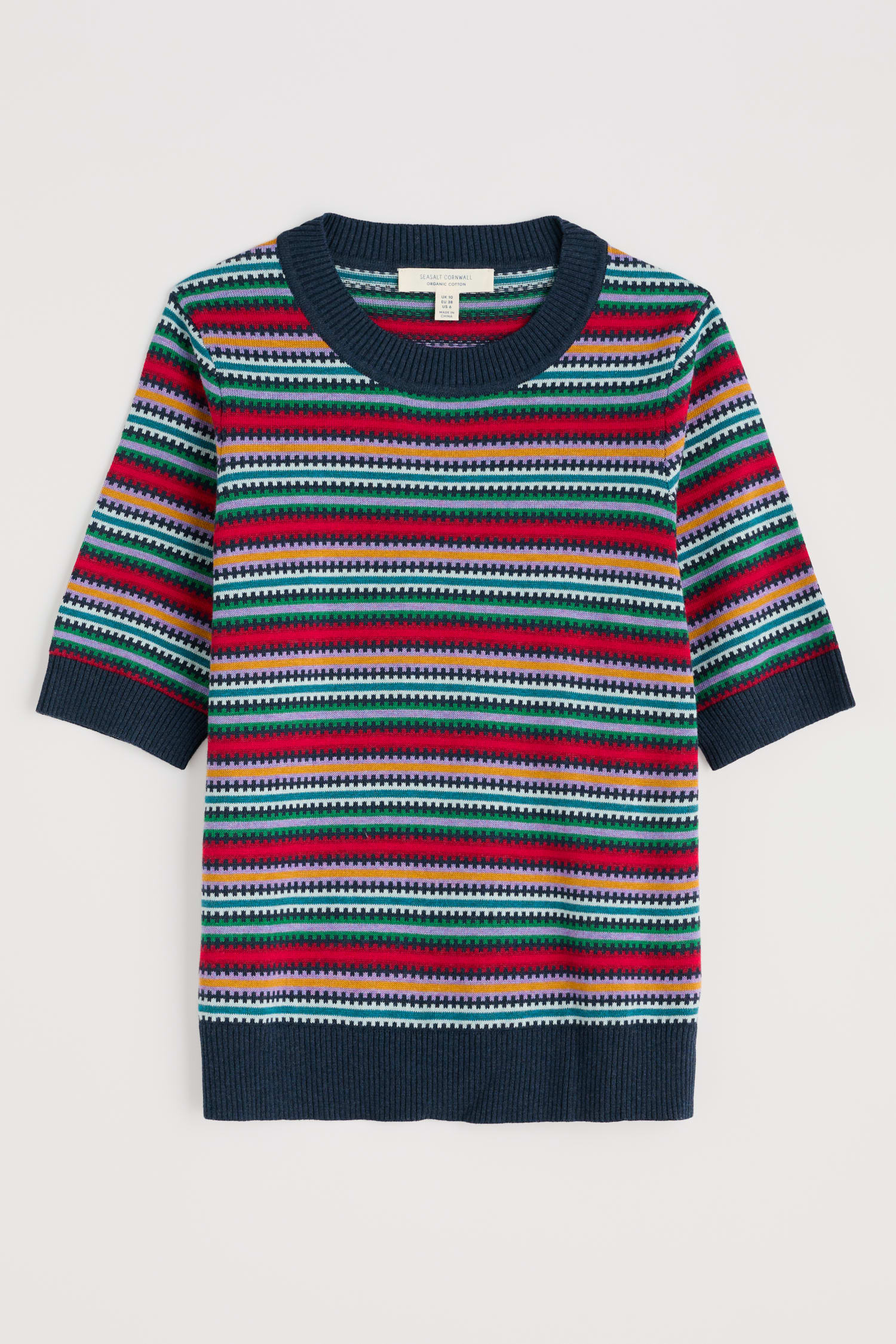 Rock Bell Knitted Top in GOTS-Certified Organic Cotton