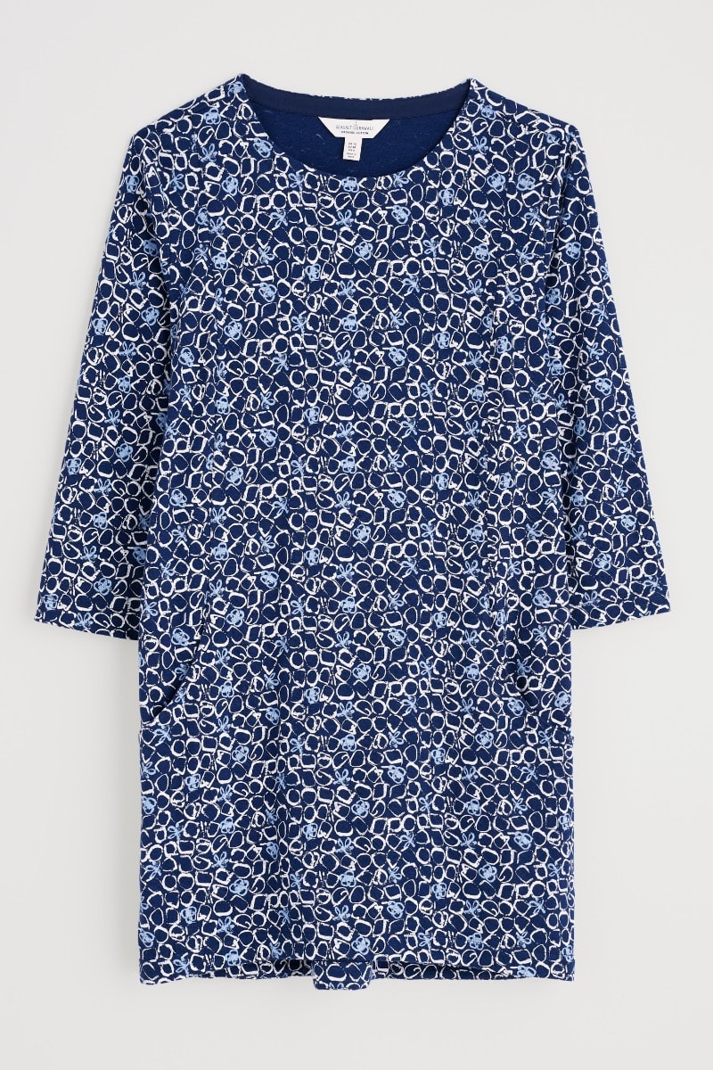 Shore Foraging Tunic in GOTS-Certified Organic Cotton Jersey