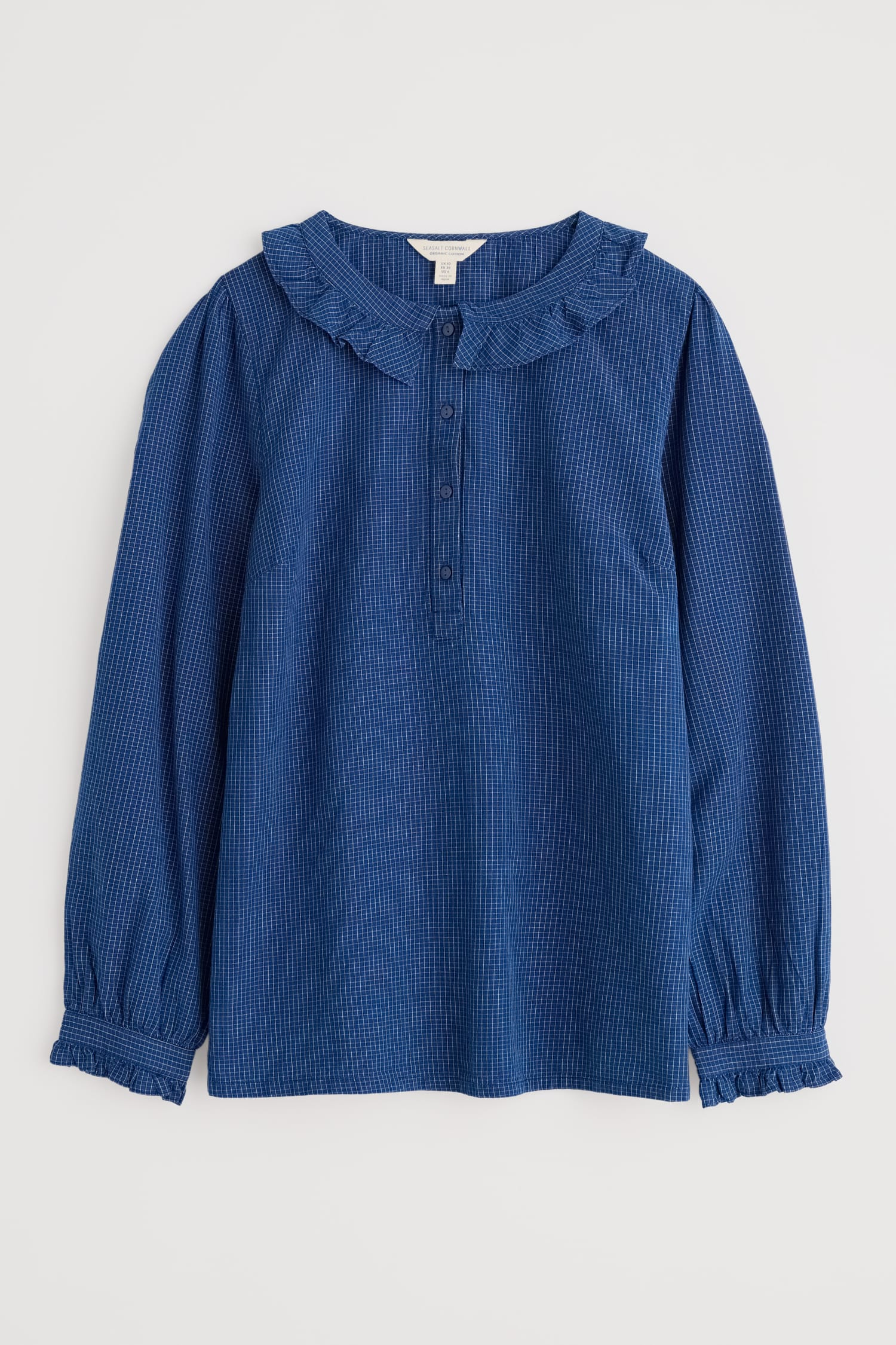 Sunbeam Checked Chambray Top
