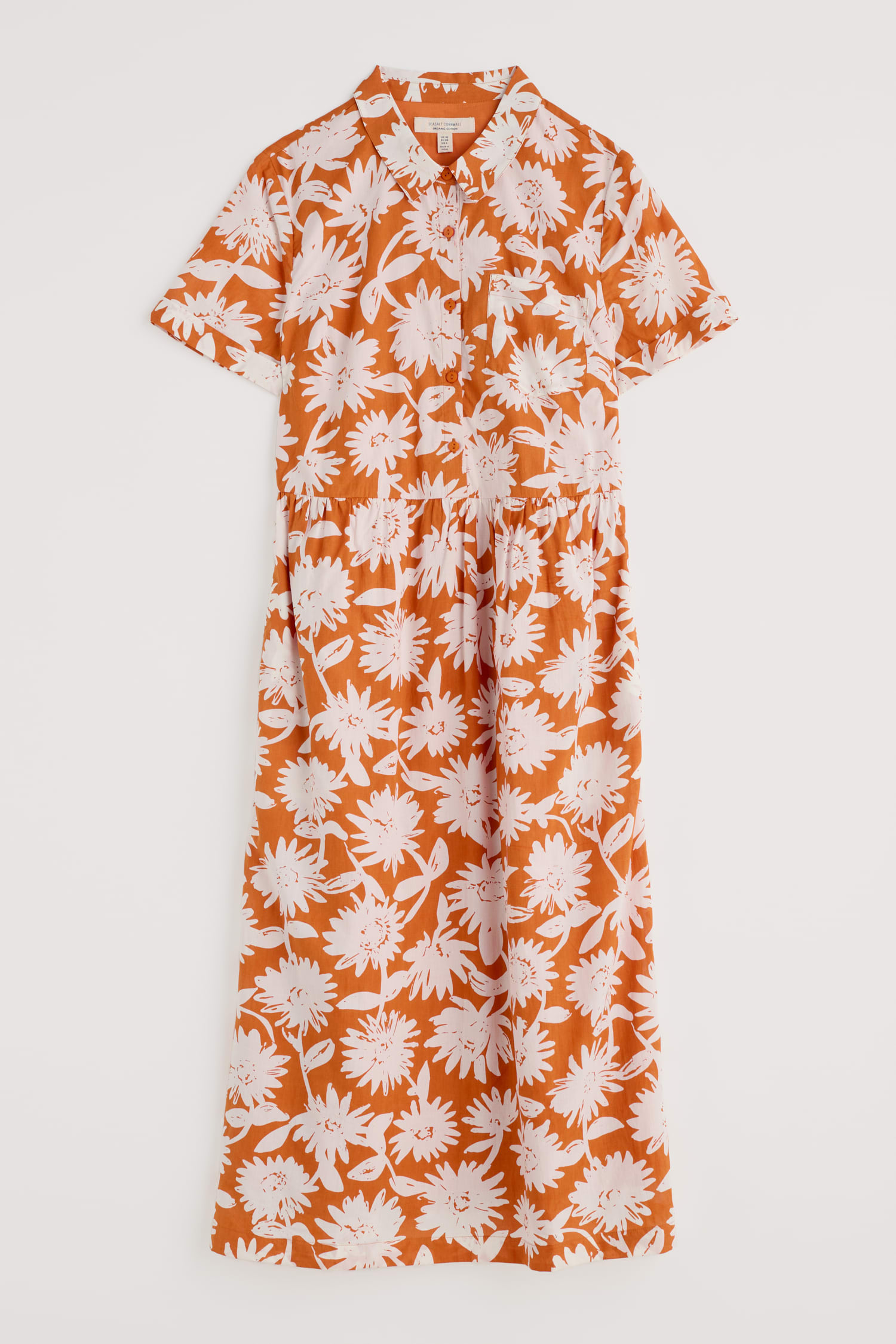 Fleet Midi Dress in GOTS-Certified Organic Cotton