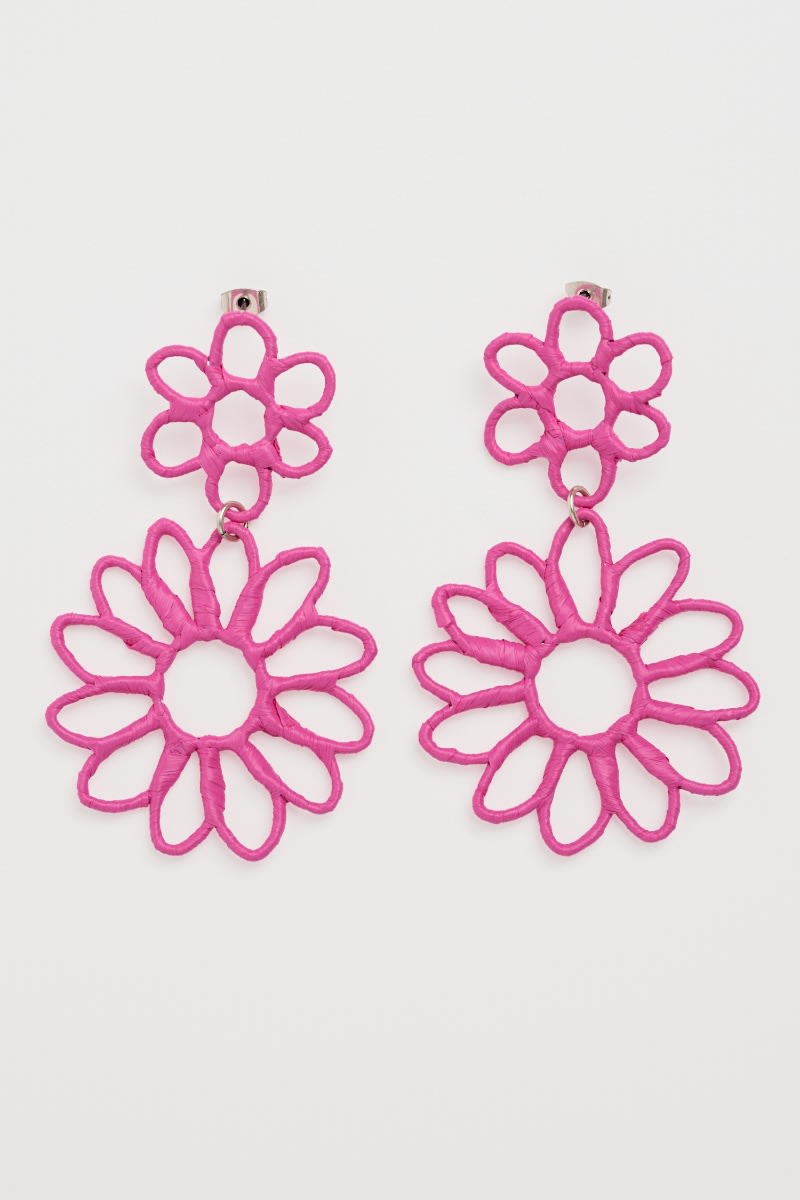 Flowering Rush Floral Earrings