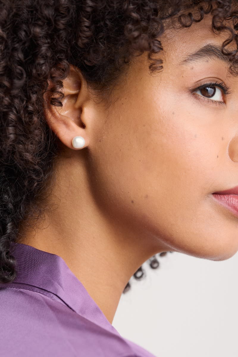Pearl Stud Earrings