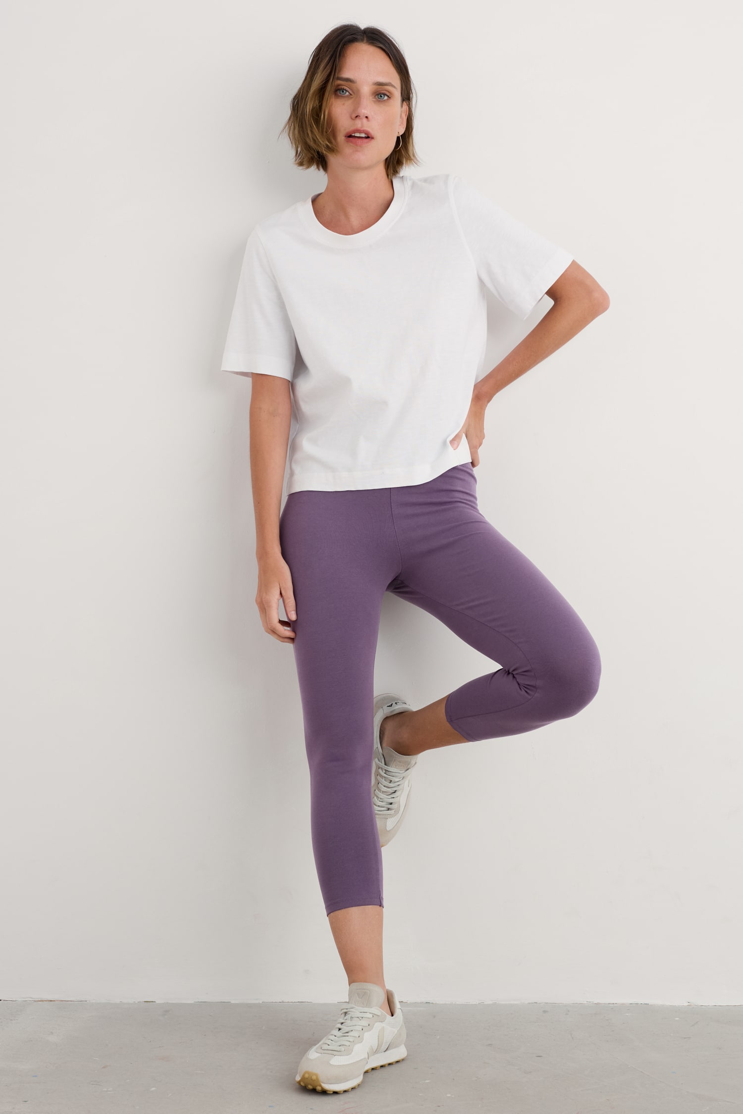 Sea Dance 7/8 Leggings in GOTS-Certified Organic Cotton