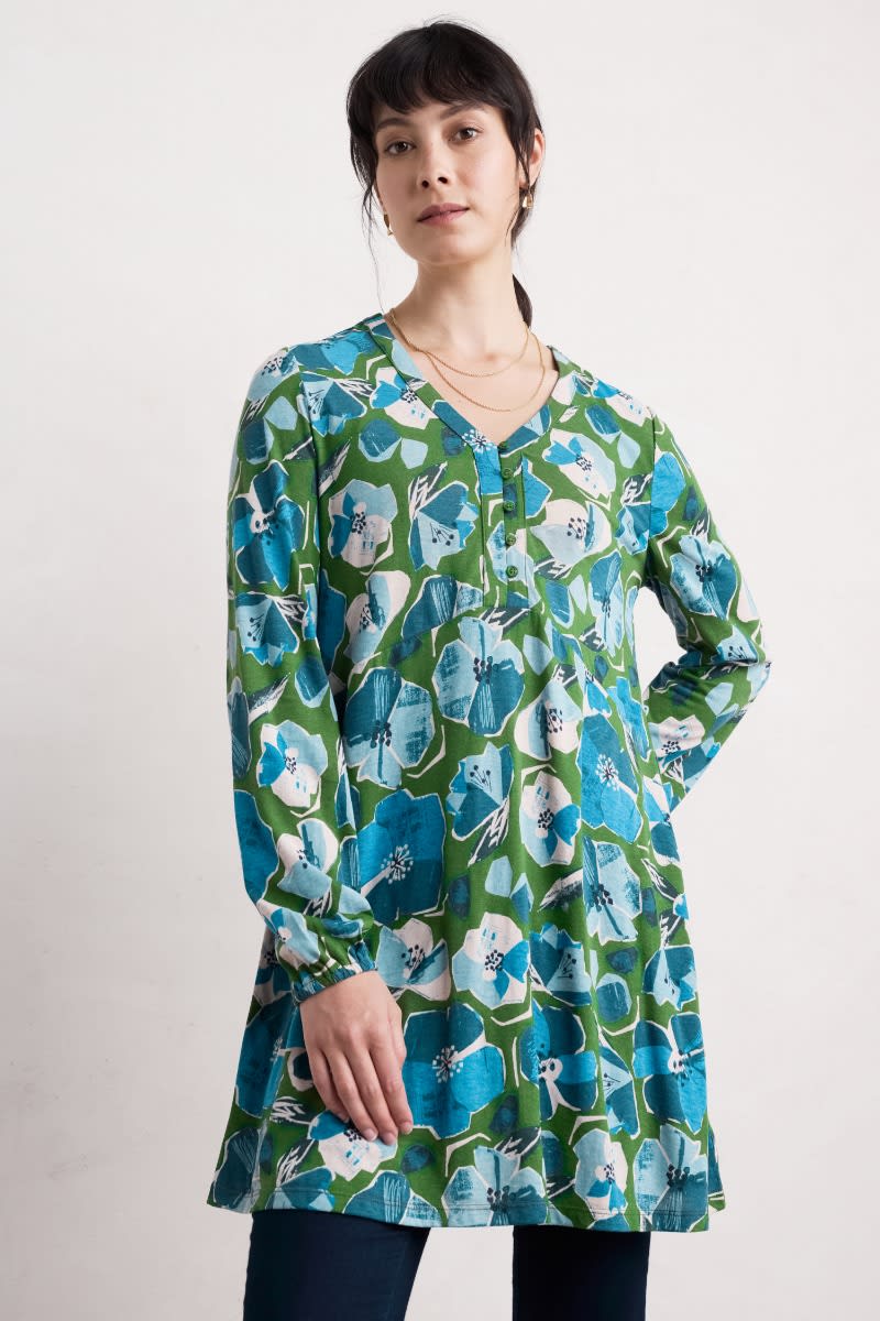 Peg Loom A-Line Jersey Tunic