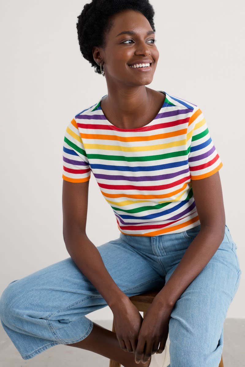 Pride Charity Fitted Sailor T-Shirt in GOTS-Certified Organic Cotton
