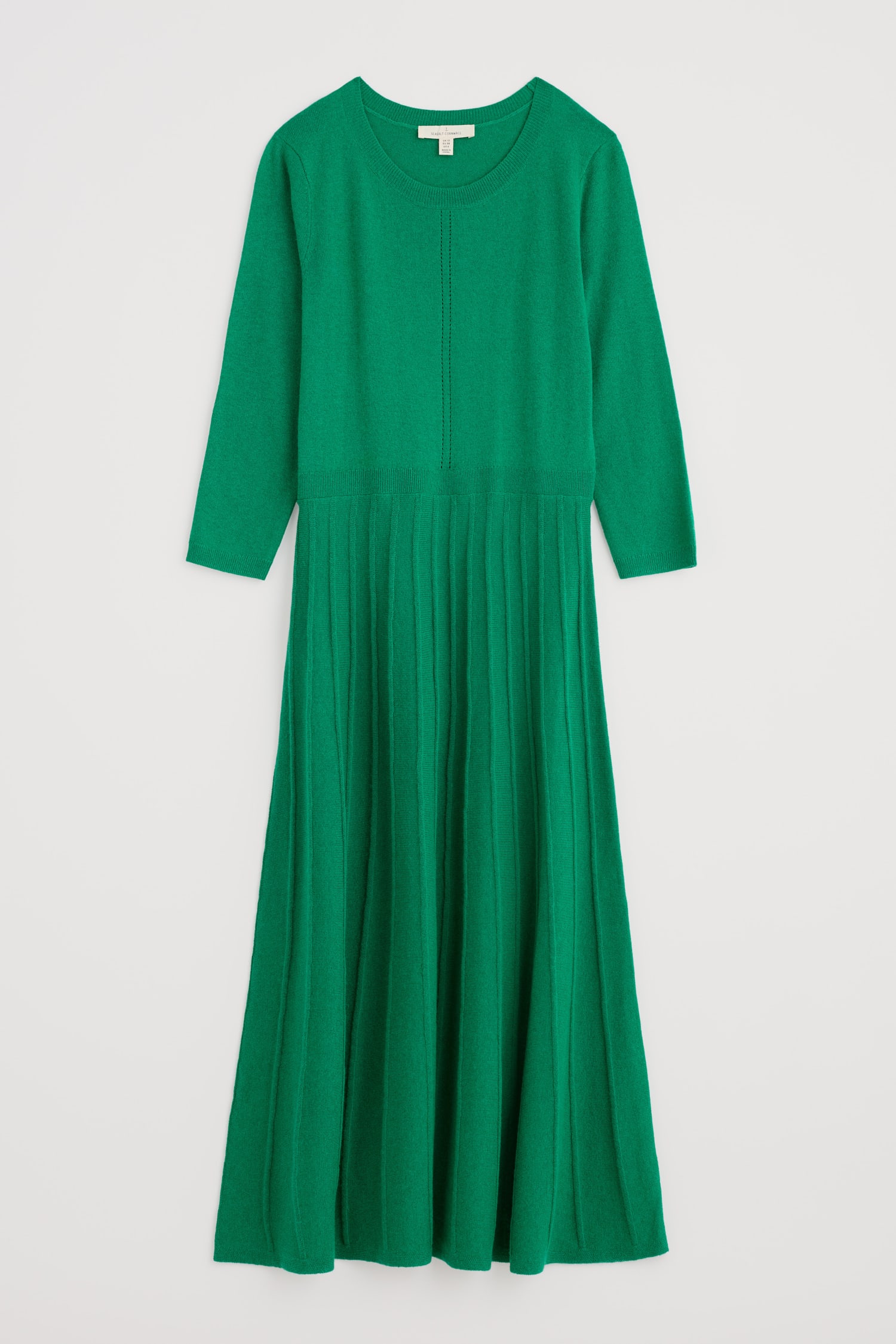 Folk Song Knitted Midi Dress