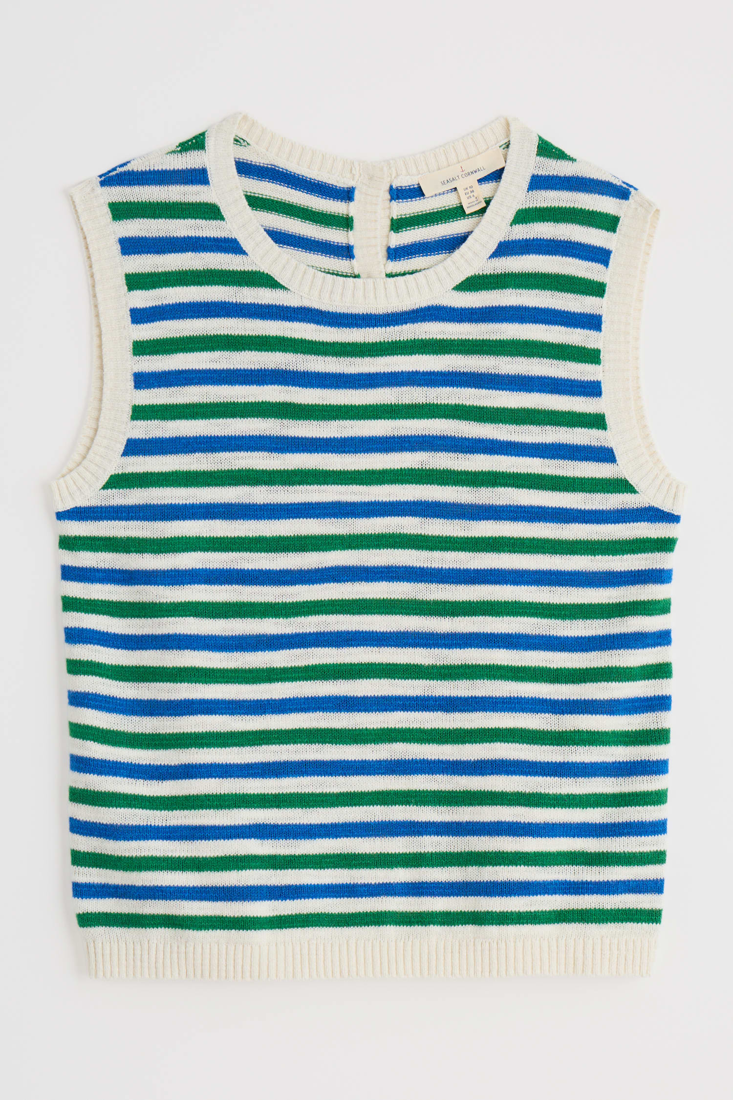 Knavock Cotton-Linen Knitted Vest