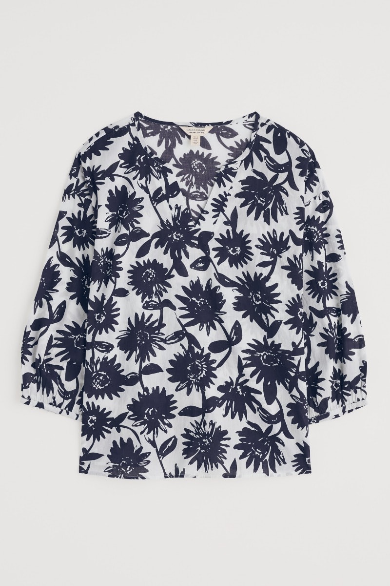Streamlet Swing-Shape Top in GOTS-Certified Organic Cotton