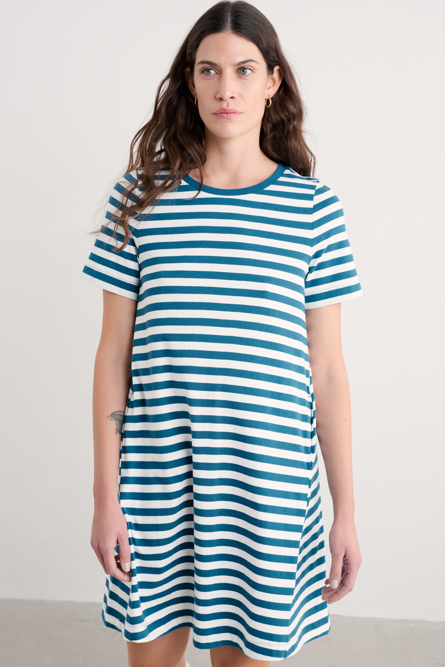 Madron T-Shirt Dress in GOTS-Certified Organic Cotton Jersey
