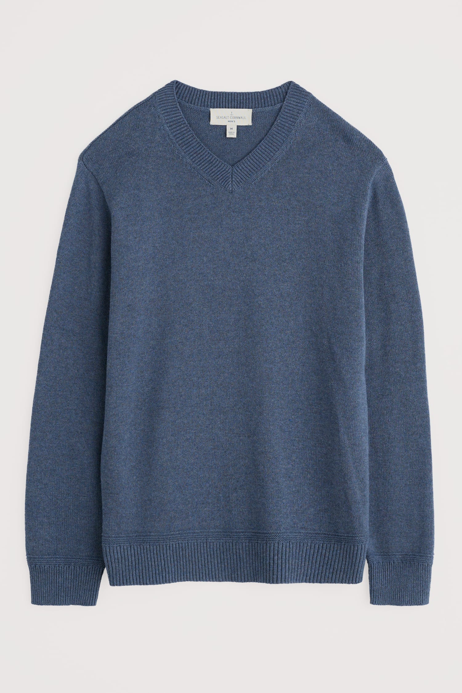 Men's Mainbrace Organic Cotton V-Neck Jumper