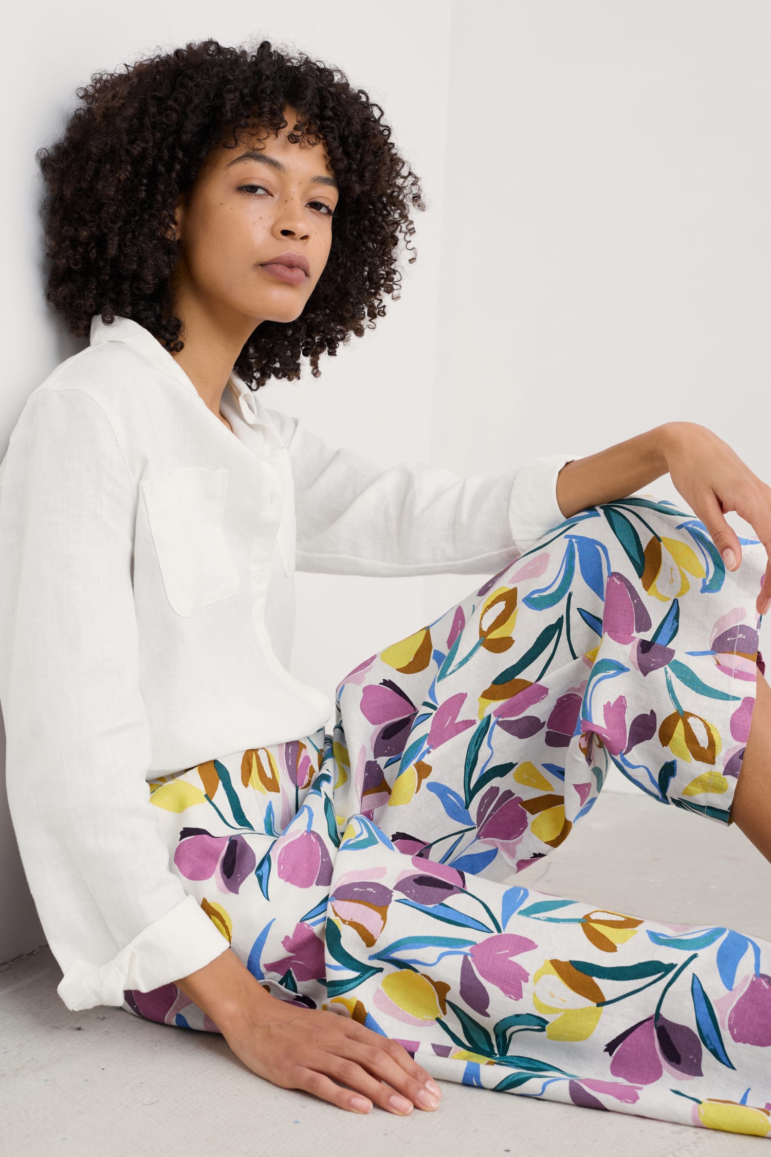 Peaceful Haven Linen Culottes