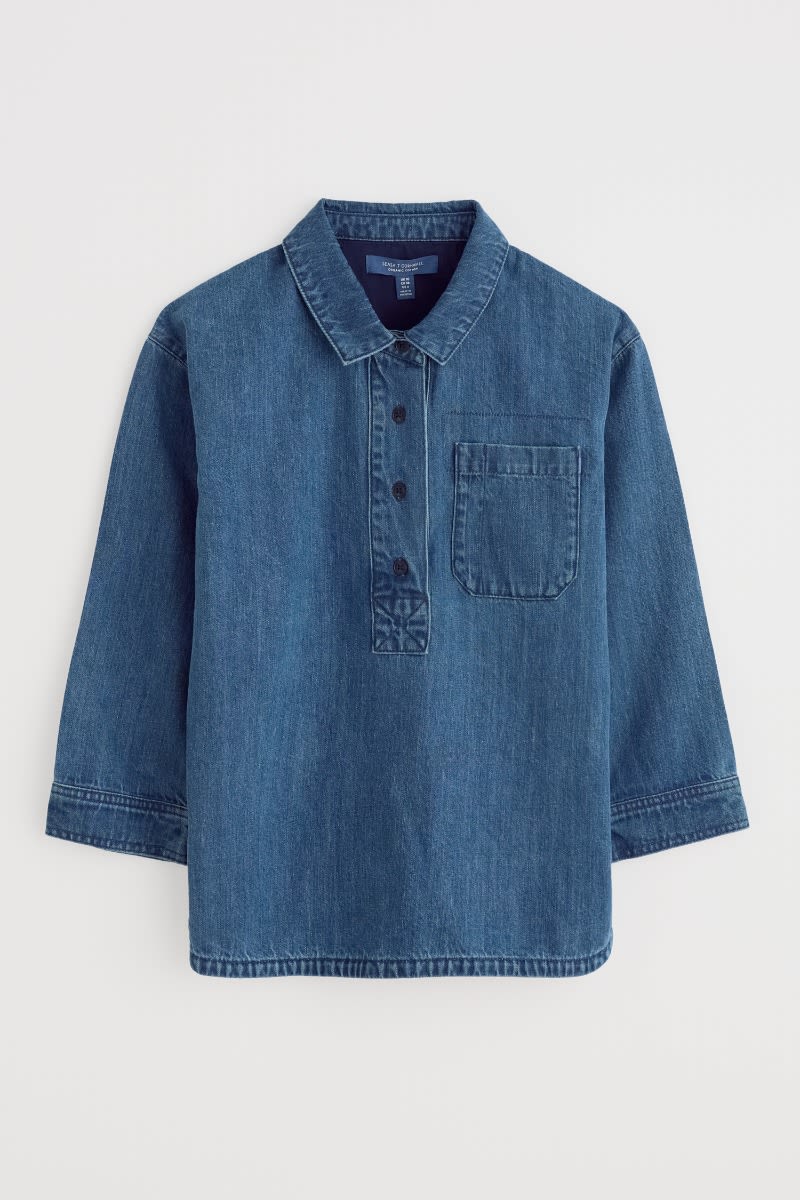 Oak Leaf Denim Shirt